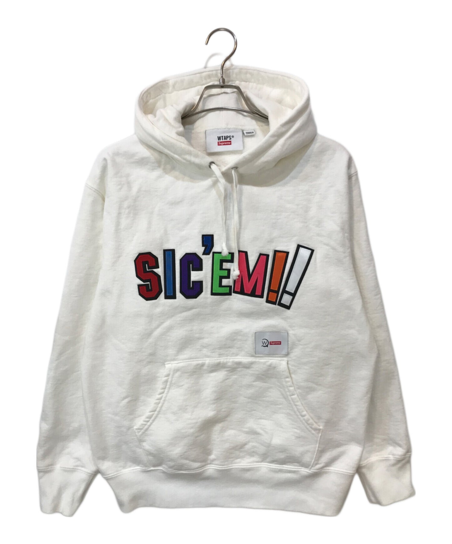 [Pre-owned] SUPREME 21FW Sic'em Hooded Sweatshirt