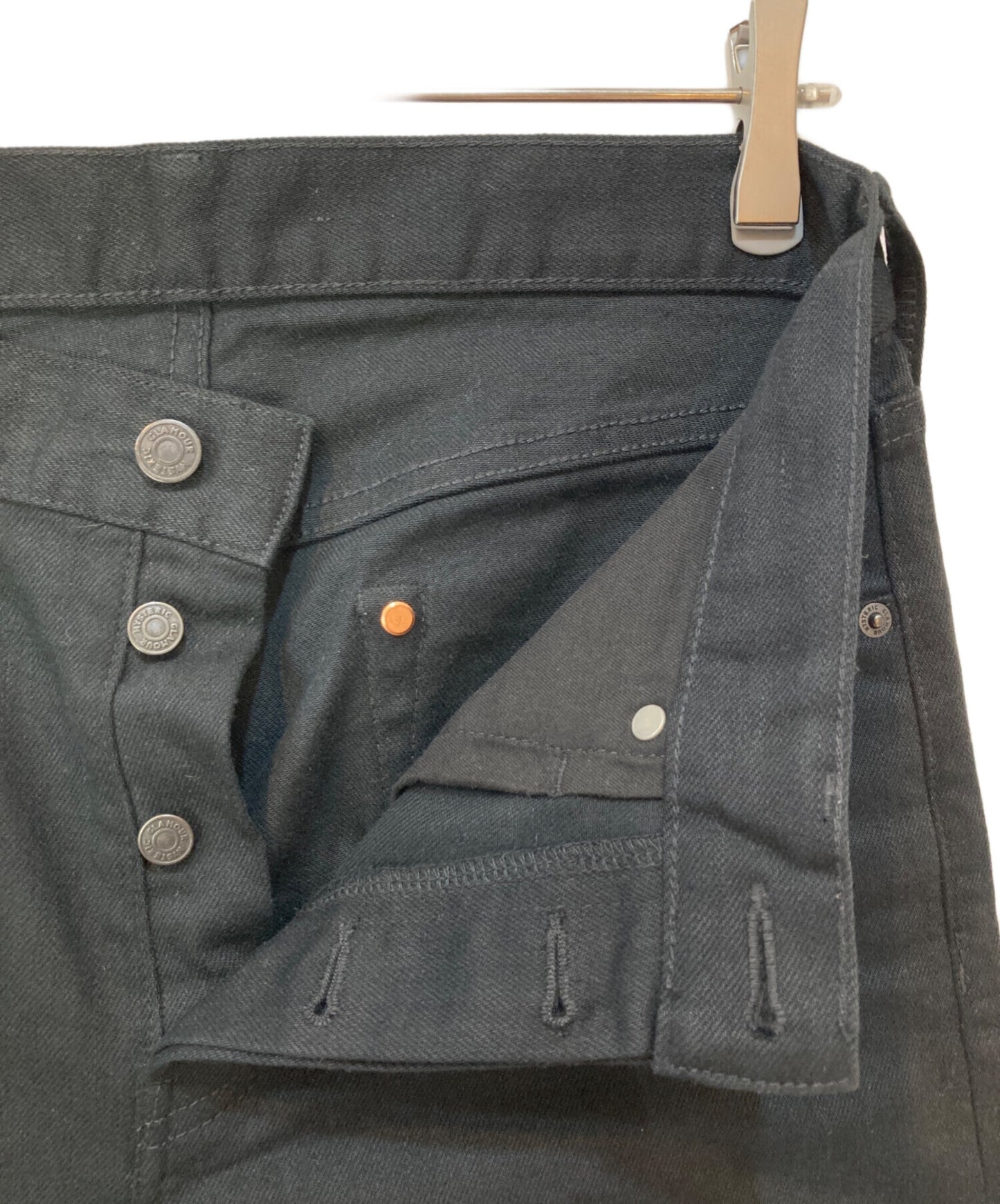 [Pre-owned] Hysteric Glamour Black S Denim Slim Pants 02182AP19