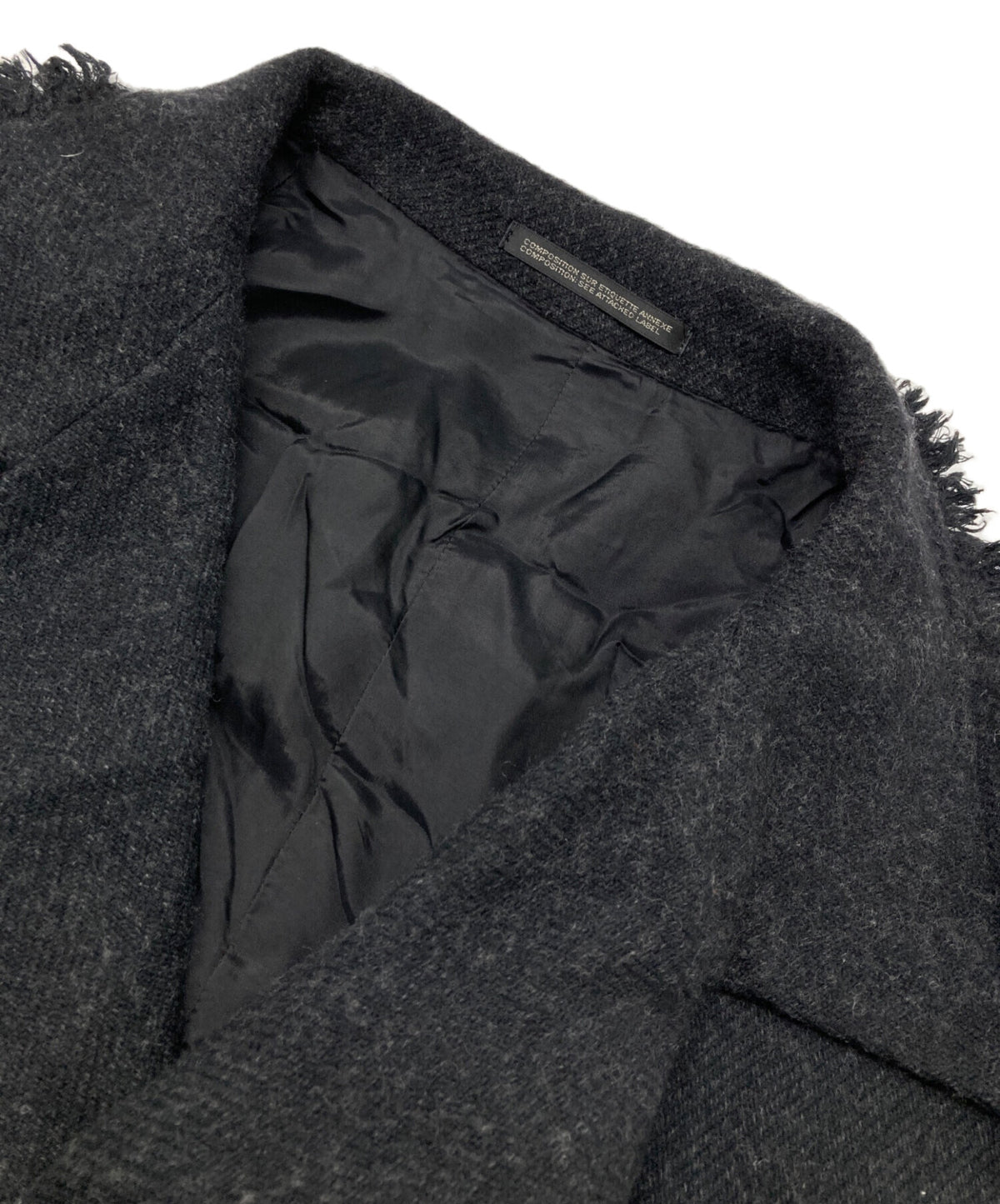 [Pre-owned] YOHJI YAMAMOTO 08AW Fringe design half coat FE-C13-150
