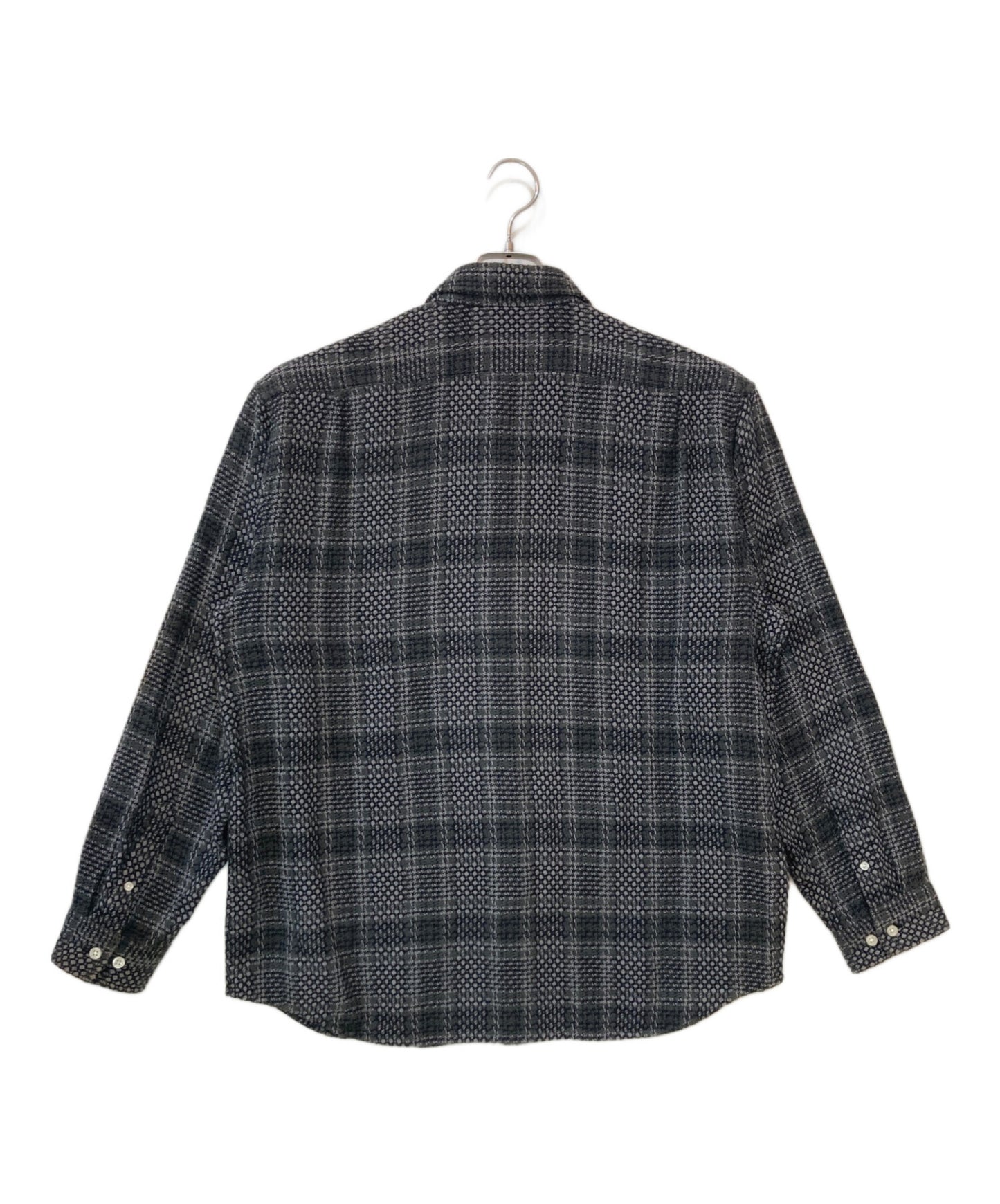 [Pre-owned] SUPREME 23SS Basket Weave Plaid Shirt
