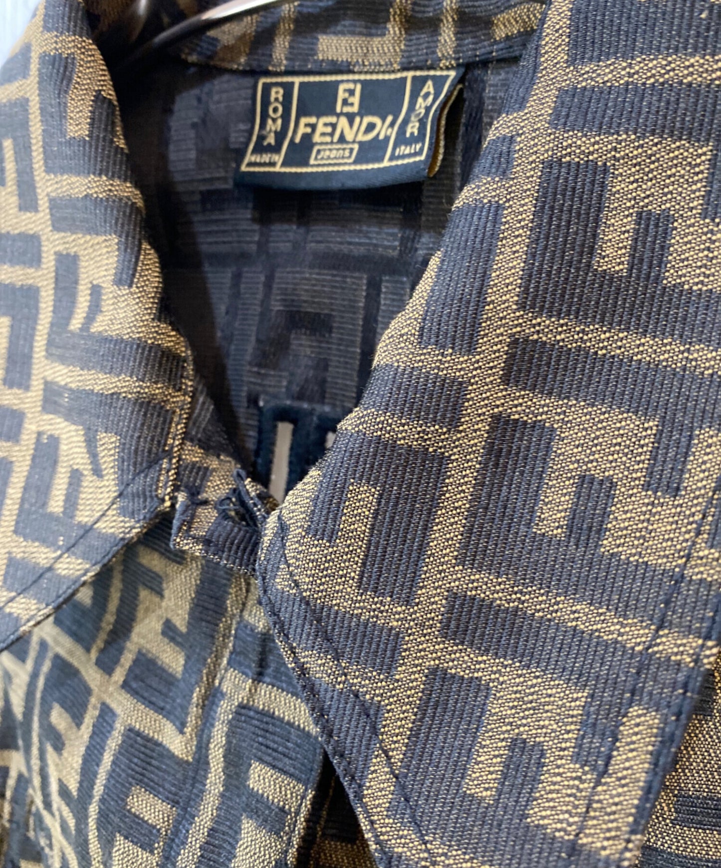 [Pre-owned] FENDI Zucca-Print Vest