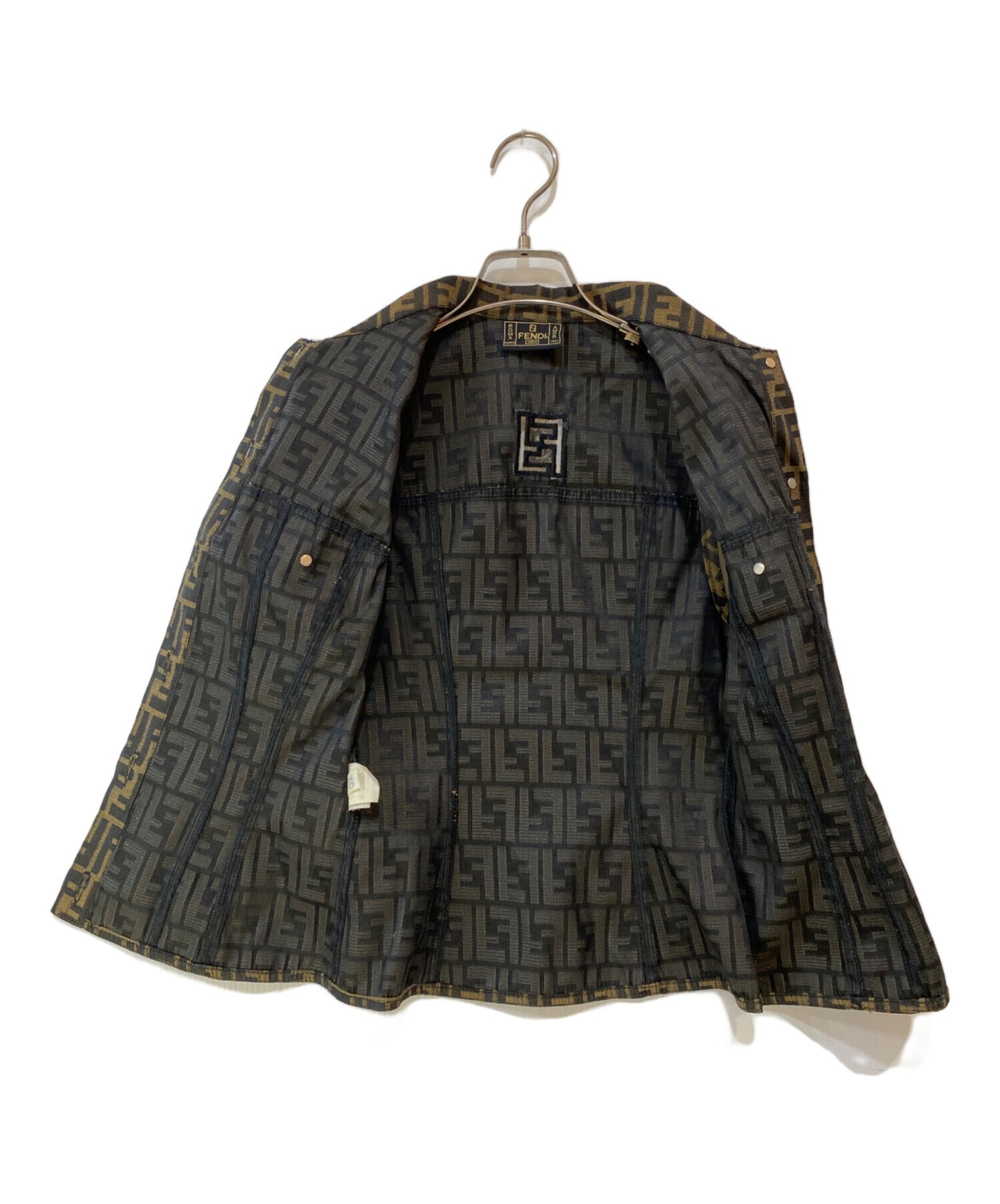 [Pre-owned] FENDI Zucca-Print Vest