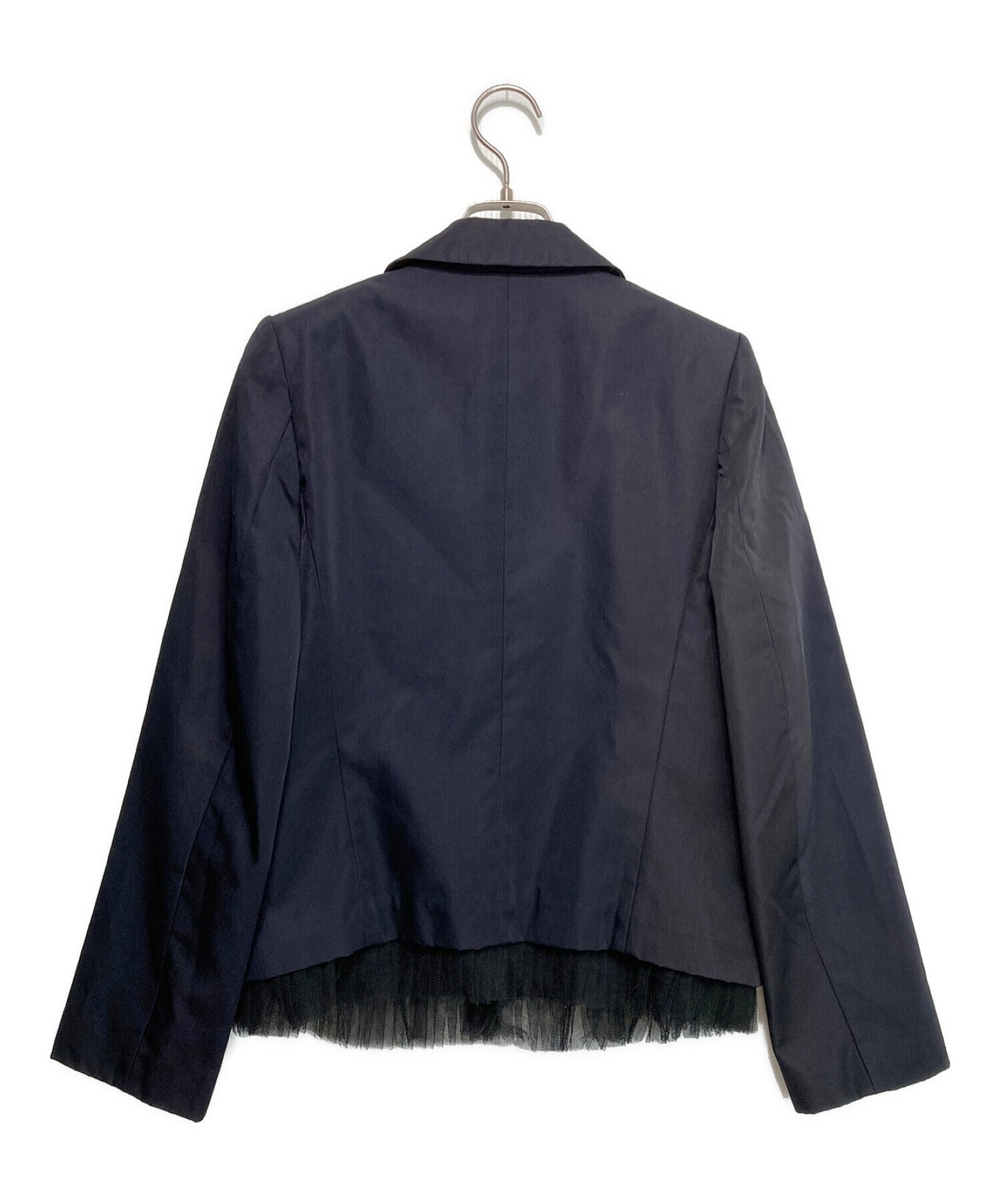 [Pre-owned] ROBE DE CHAMBRE COMME DES GARCONS Round Collar Lace Switched Jacket/Tulle Decoration Jacket RE-J017