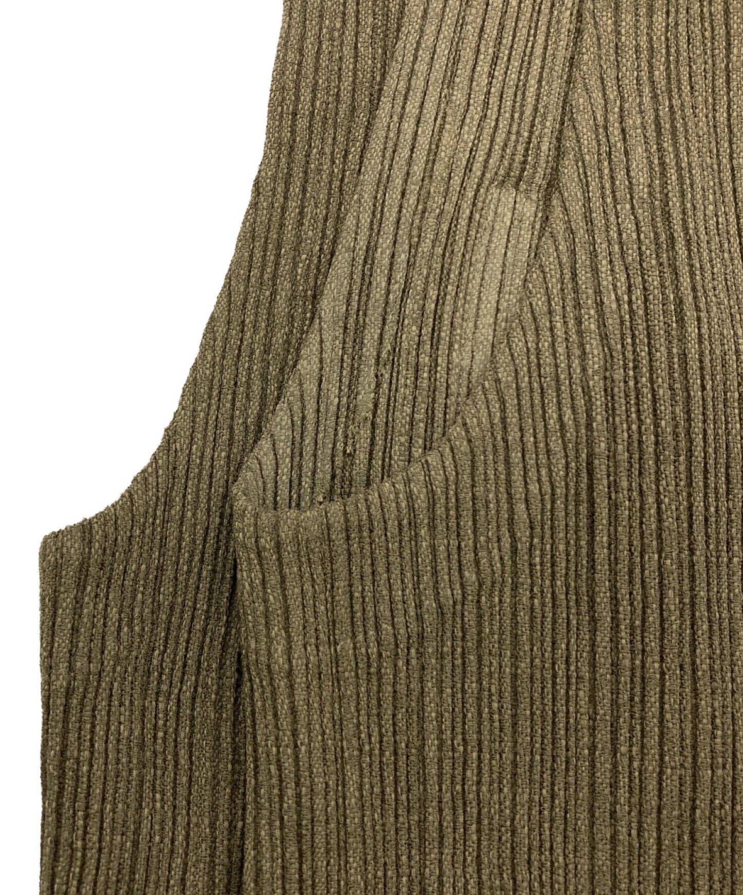 [Pre-owned] ISSEY MIYAKE pleated vest IM72-FE601