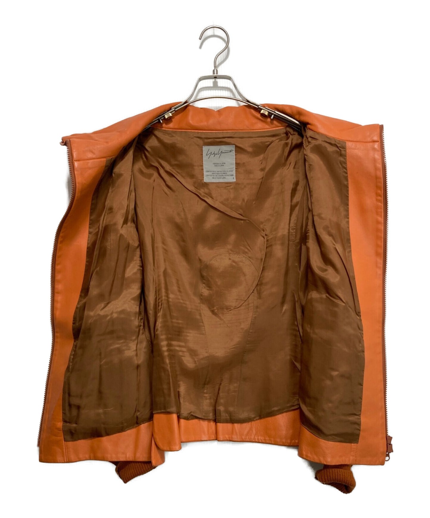 [Pre-owned] YOHJI YAMAMOTO Lamb leather jacket with side opening FN-J21-700