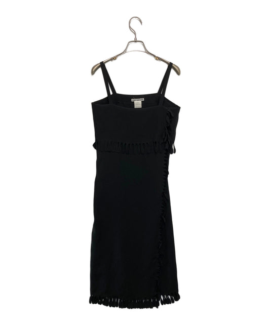 [Pre-owned] ISSEY MIYAKE Side Open Fringe Camisole Onepiece IM01FH026