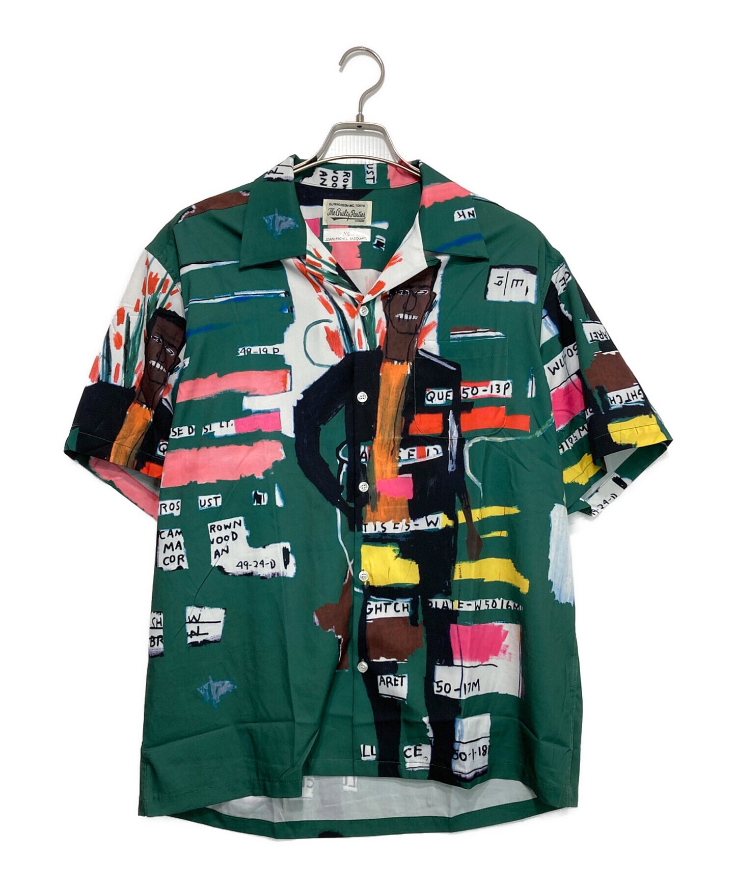 [Pre-owned] WACKO MARIA JEAN-MICHEL BASQUIAT S/S HAWAIIAN SHIRT