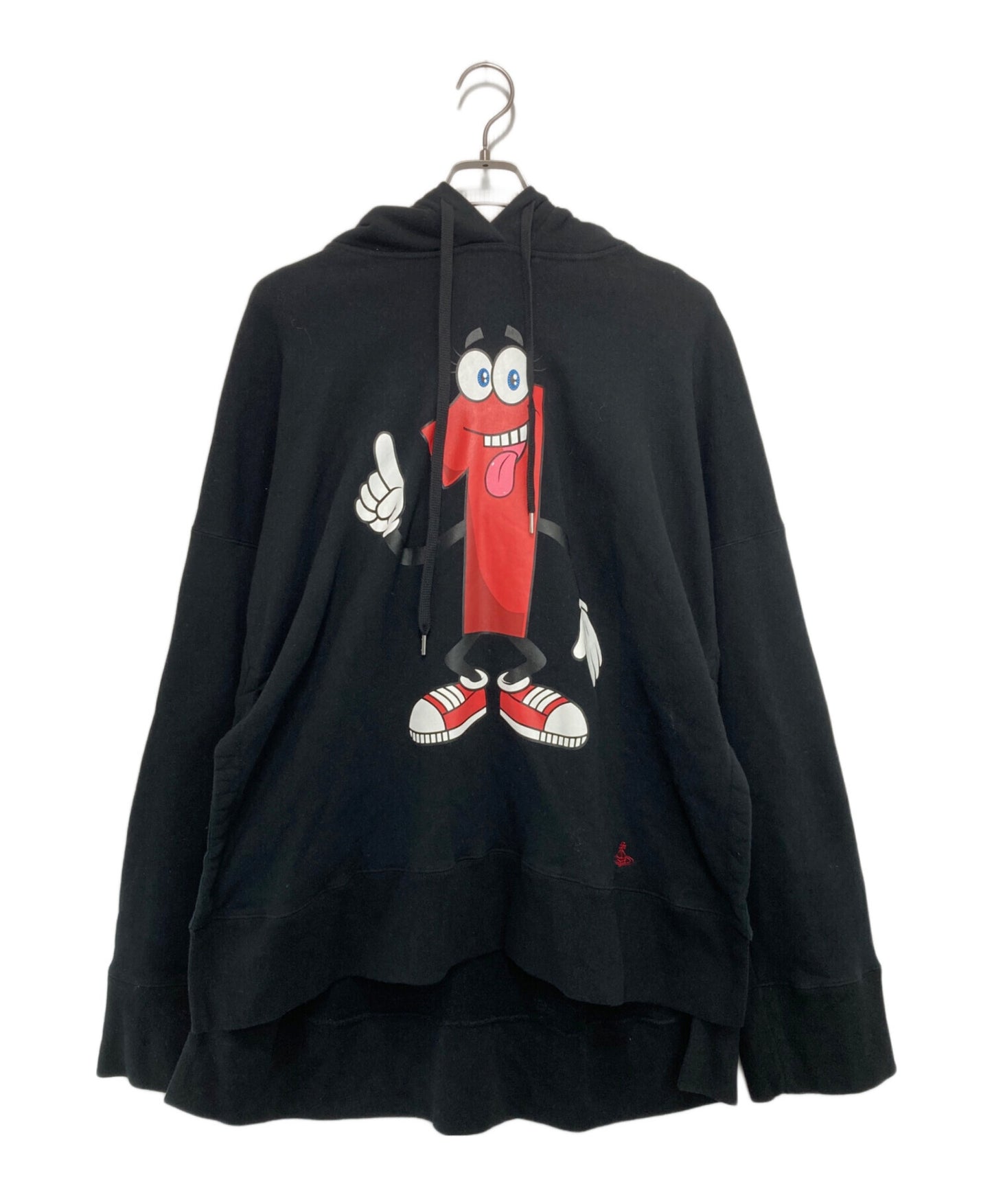 [Pre-owned] Vivienne Westwood RED LABEL Funny Number One Degree Filling Lined Sprint Hoodie 16-12-332028