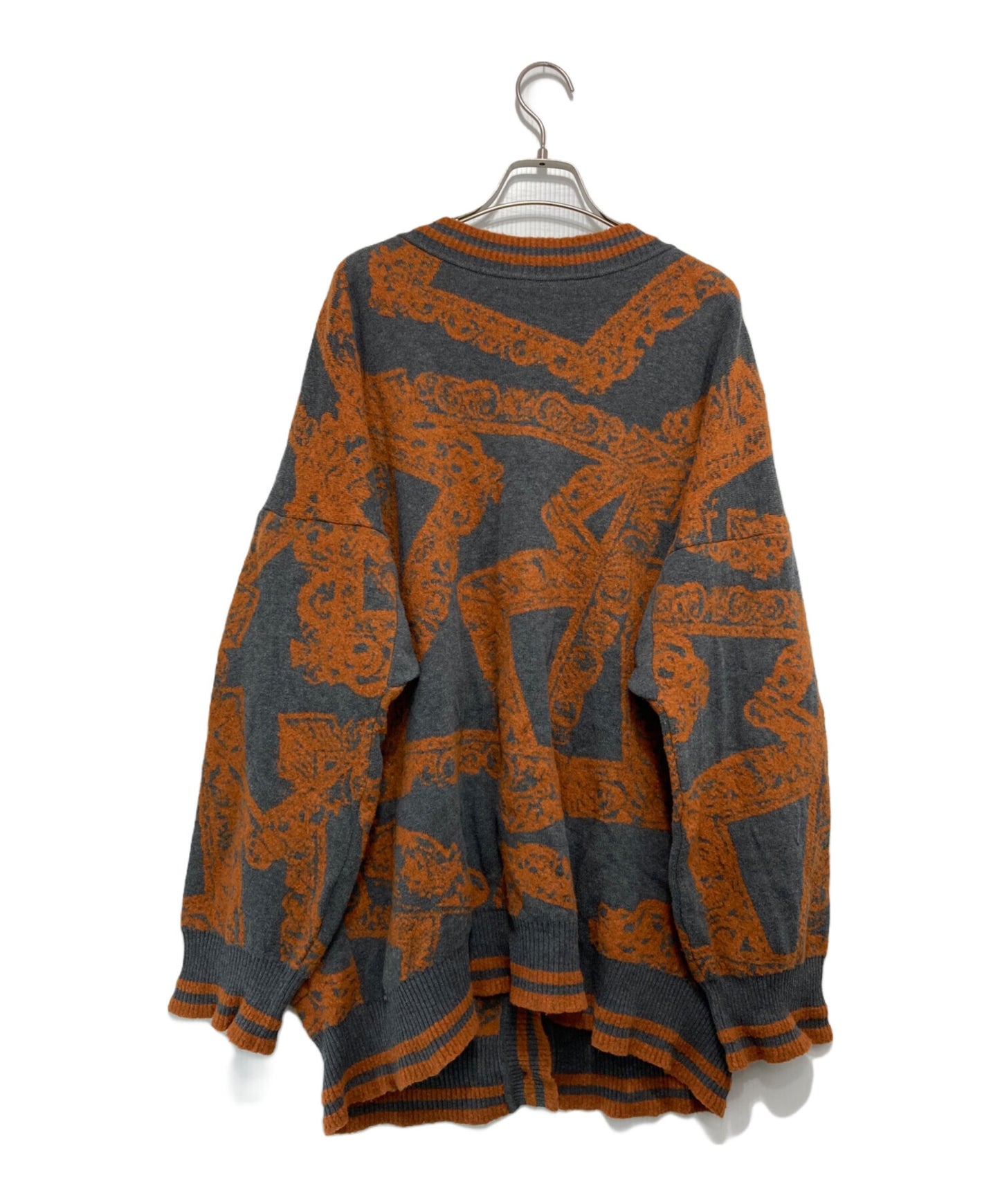[Pre-owned] Vivienne Westwood RED LABEL Knit cardigan with all-over pattern 17-12-132010