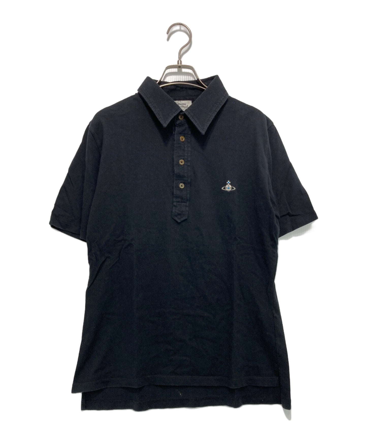 [Pre-owned] Vivienne Westwood man Orb Embroidery Polo Shirt 4145-8491