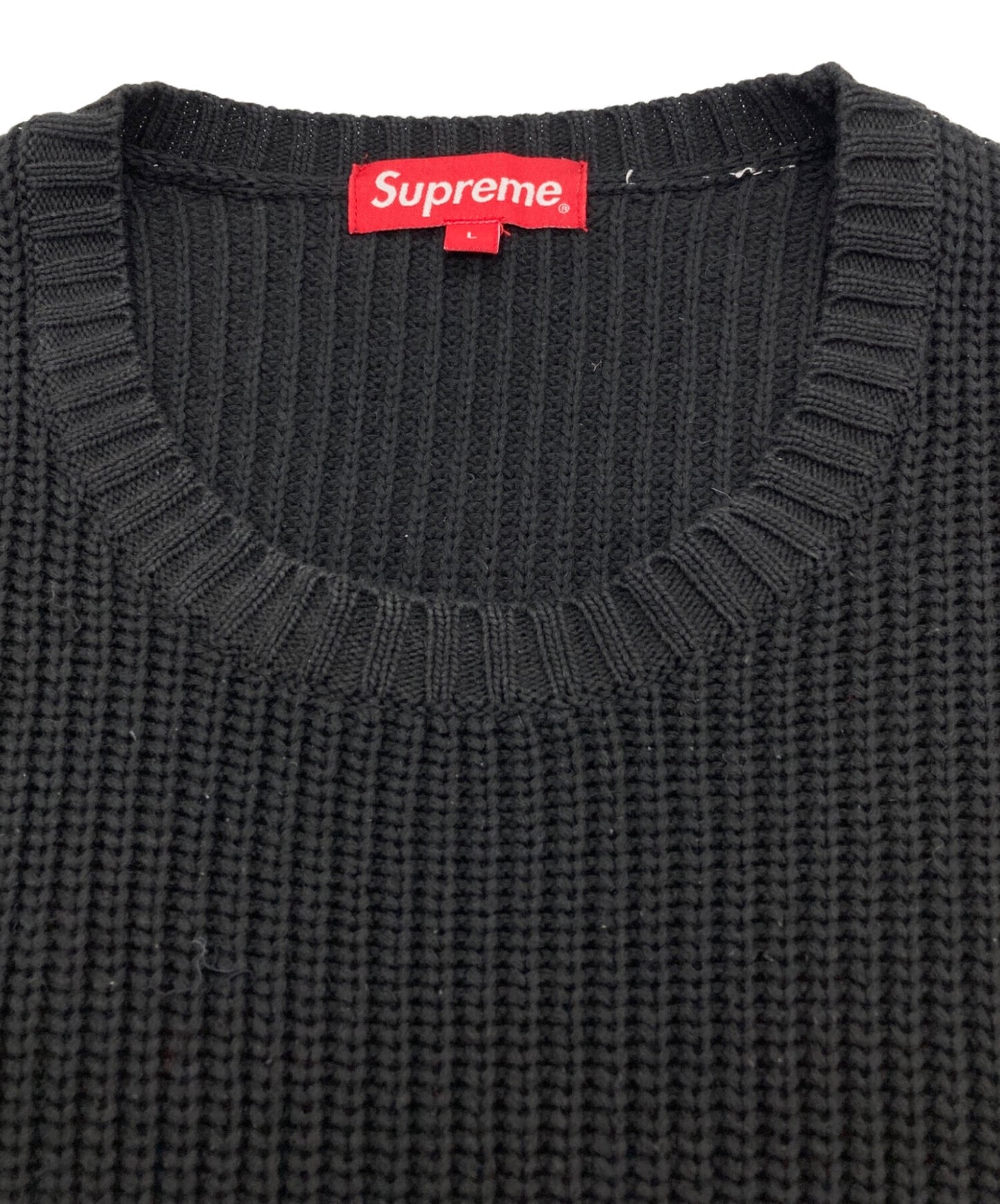 [Pre-owned] SUPREME Tonal Checkerboard Small Box Sweater"