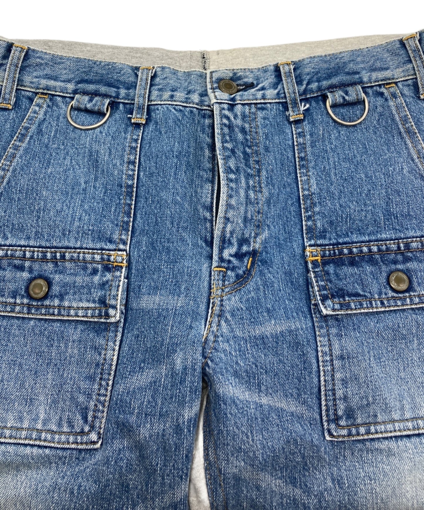 [Pre-owned] UNDERCOVERISM Denim-Switched Sweatpants E239-P8