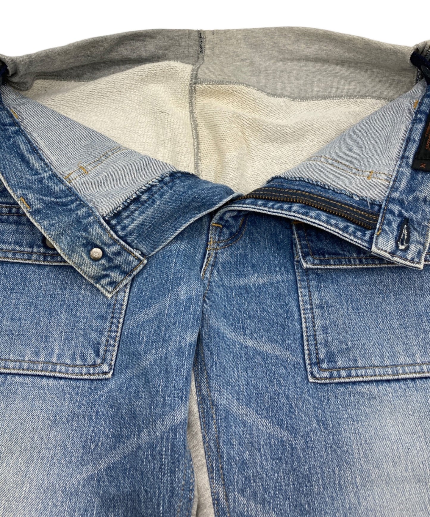 [Pre-owned] UNDERCOVERISM Denim-Switched Sweatpants E239-P8