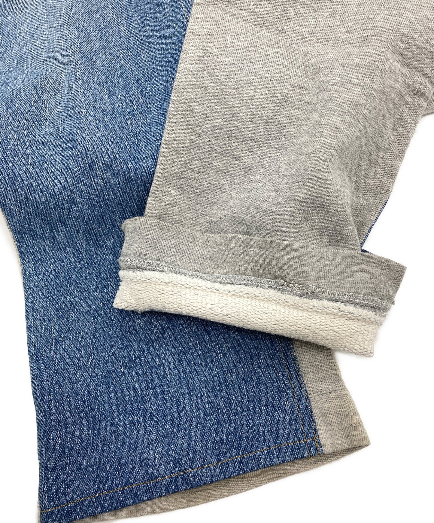 [Pre-owned] UNDERCOVERISM Denim-Switched Sweatpants E239-P8