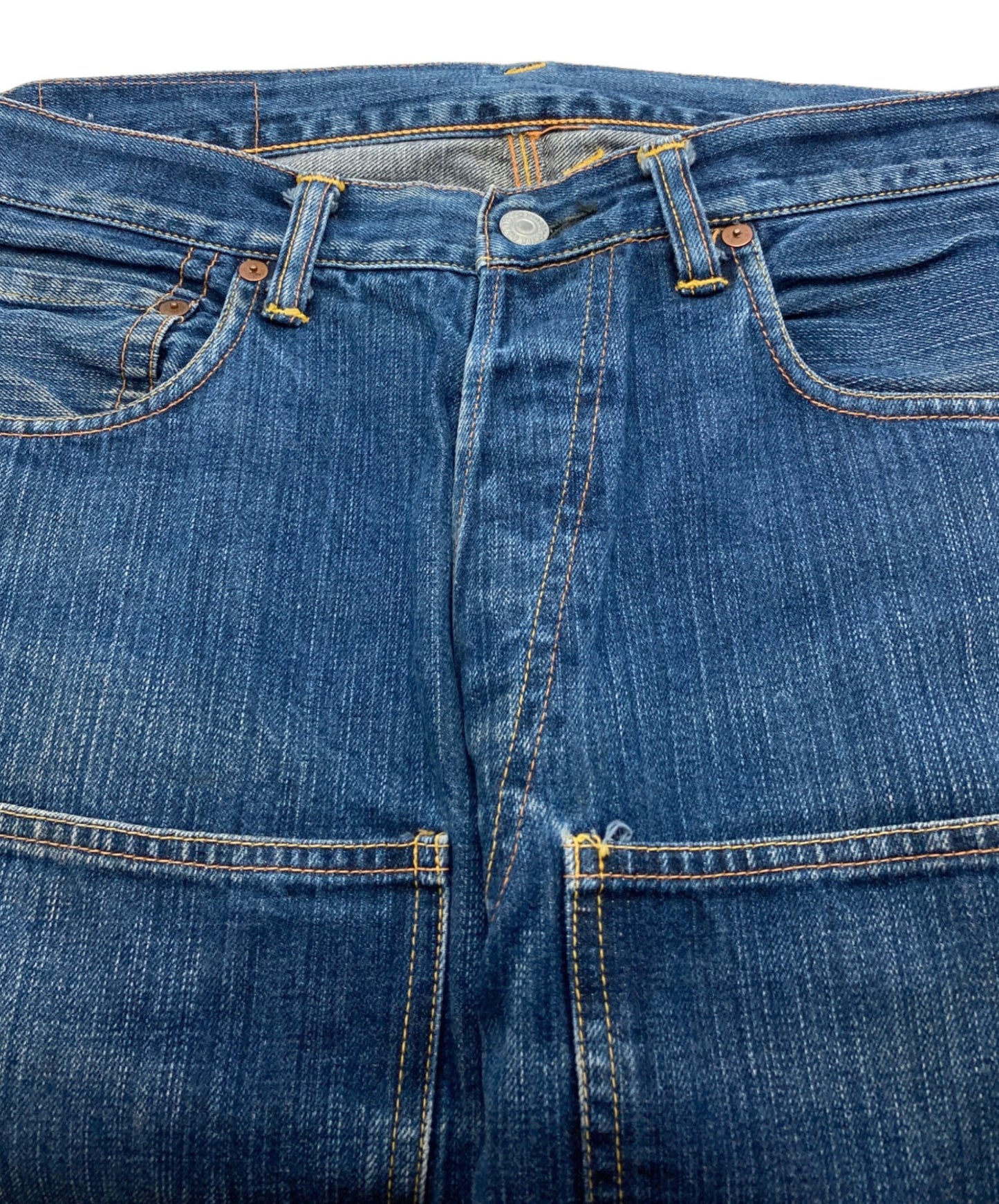 [Pre-owned] EVISU Double Knee Denim Pants LOT2022