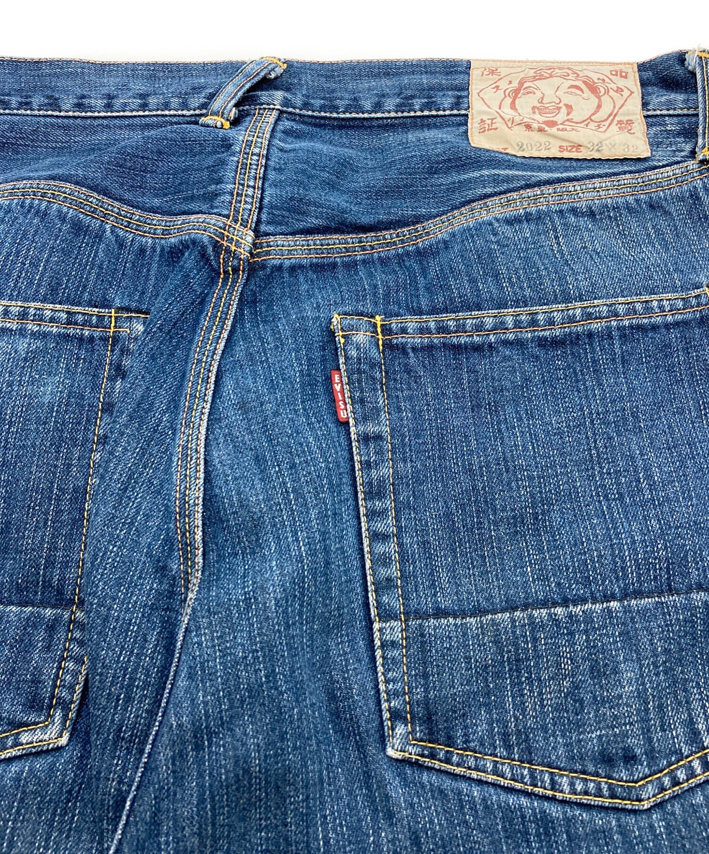 [Pre-owned] EVISU Double Knee Denim Pants LOT2022