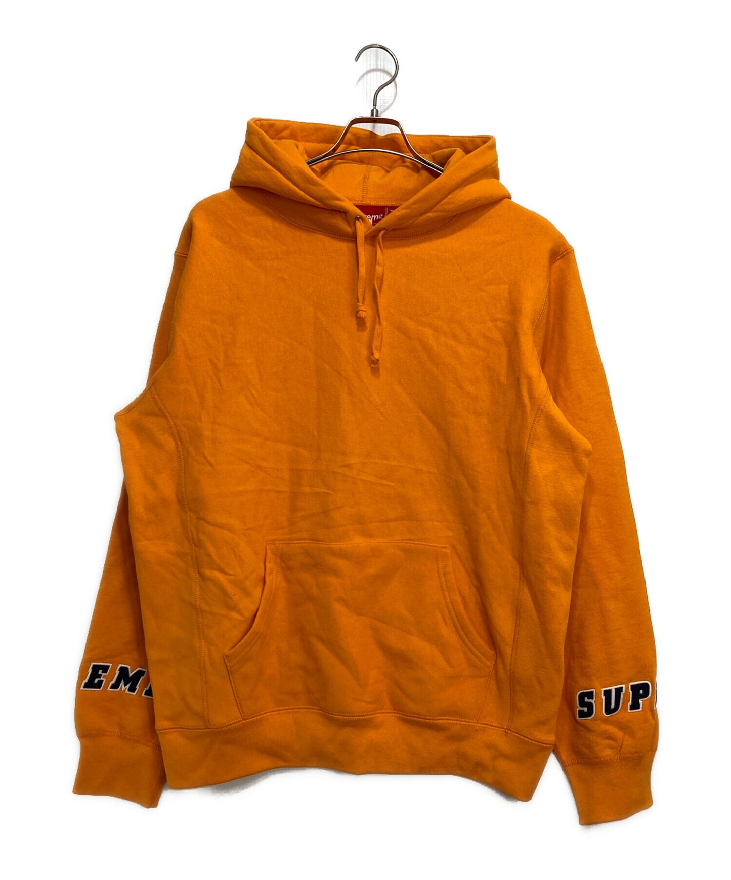 [Pre-owned] SUPREME WRIST LOGO HOODED SWEATSHIRT