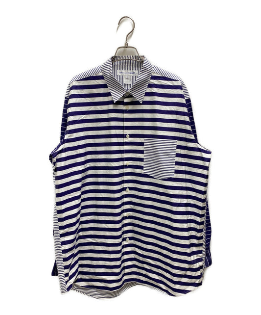 [Pre-owned] COMME des GARCONS SHIRT Forever multi-stripe shirt FZ-B118