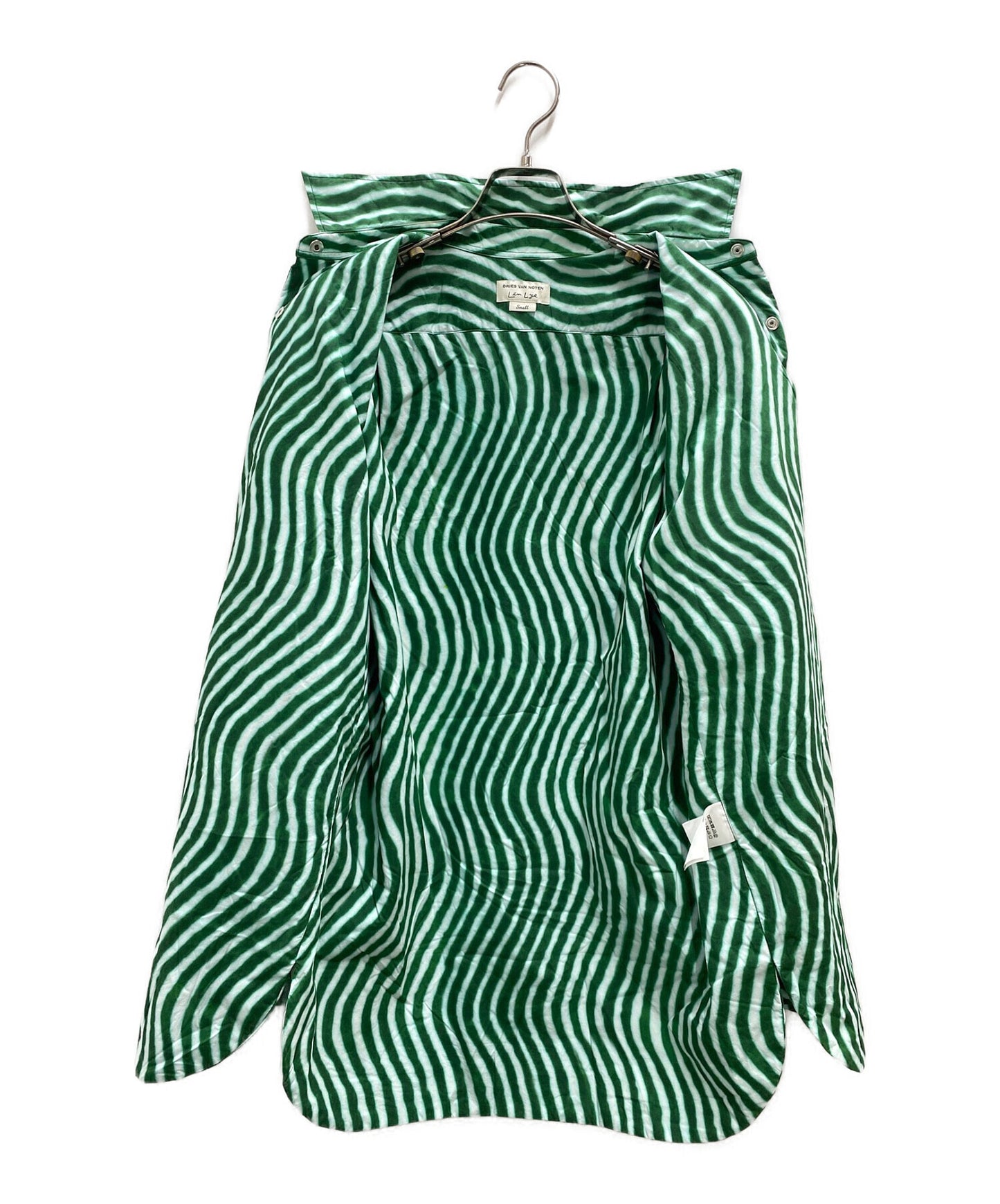 [Pre-owned] DRIES VAN NOTEN Oversized shirt with all-over pattern