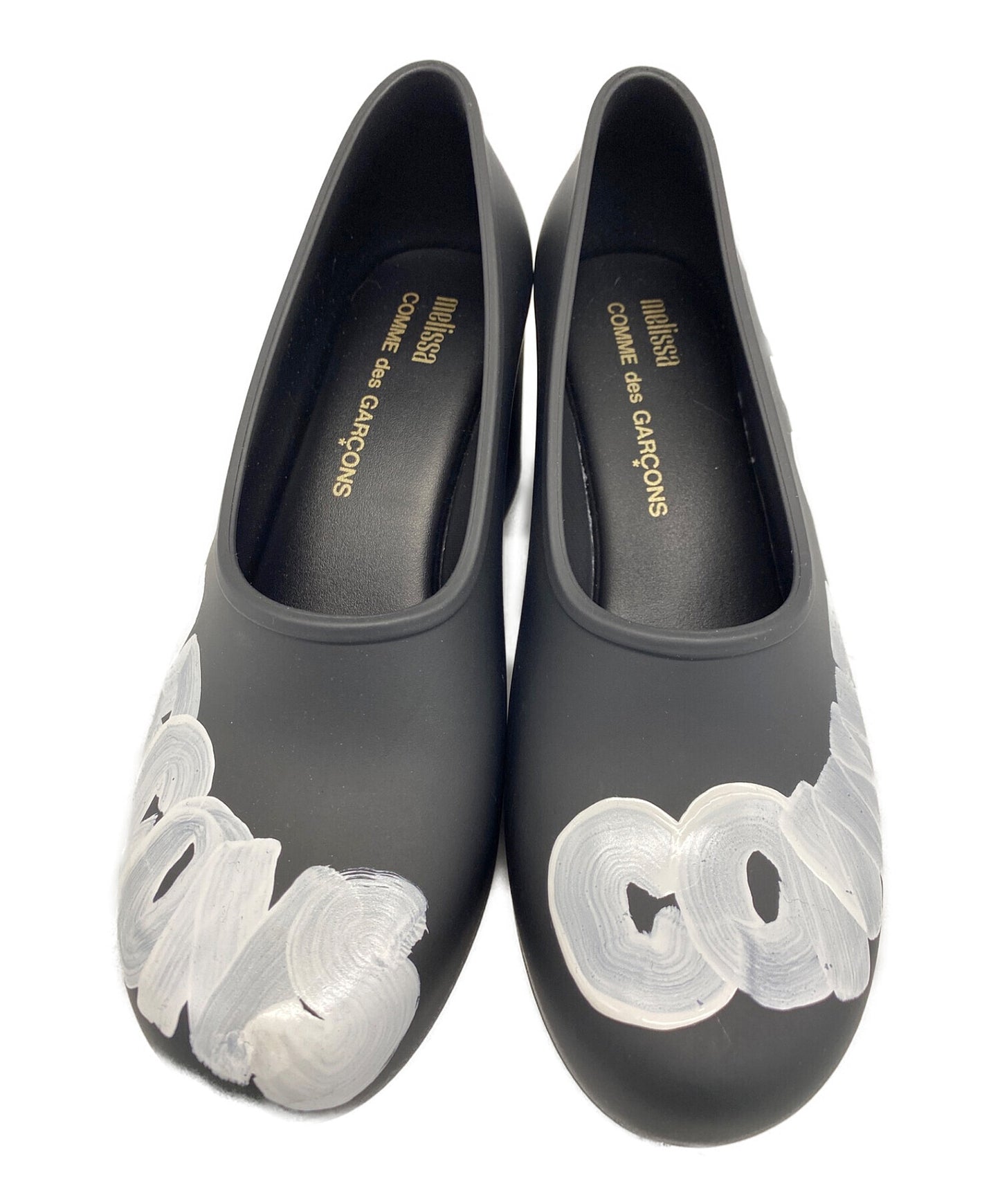 [Pre-owned] COMME des GARCONS Hand painted rubber pumps