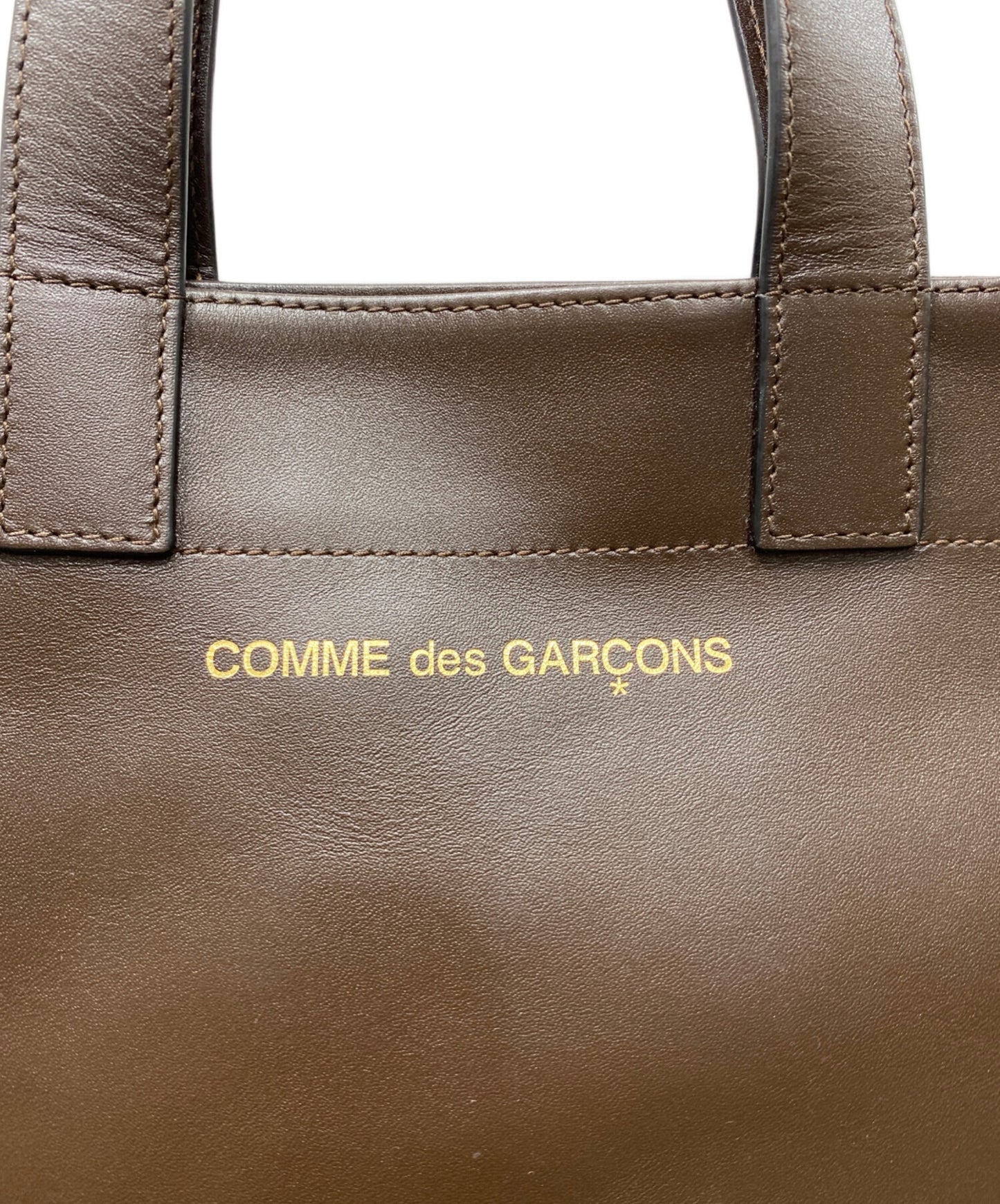 [Pre-owned] COMME des GARCONS Leather tote bag