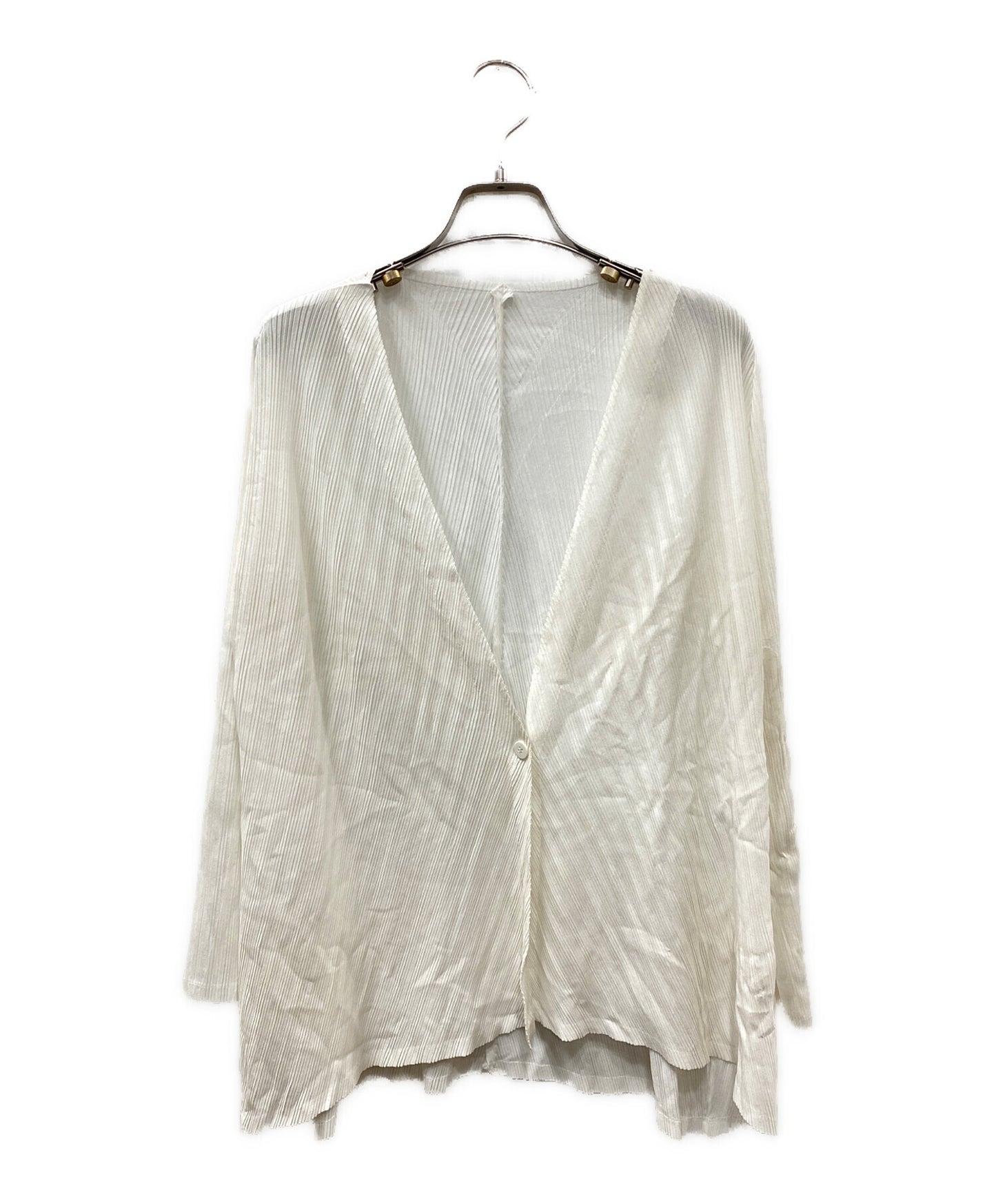 [Pre-owned] PLEATS PLEASE pleated cardigan PP73-F0333