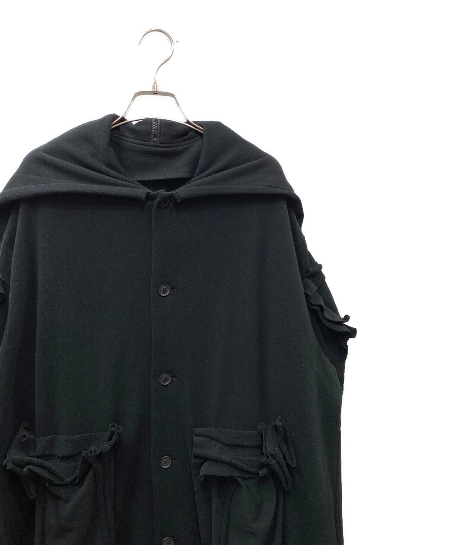 [Pre-owned] YOHJI YAMAMOTO 24AW MINI FRENCH TERRY BOX DETAIL LONG CARDIGAN B Cardigan FO-T29-072