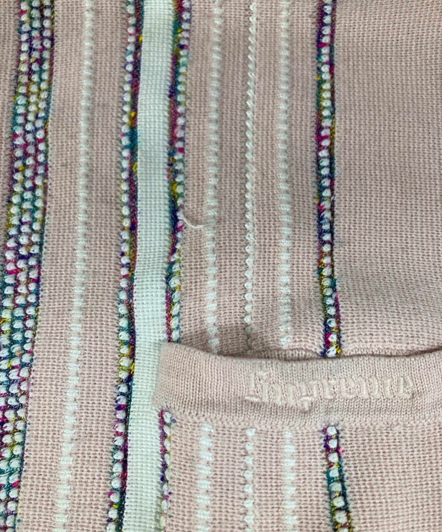 [Pre-owned] SUPREME 24AW Speckle Stripe Zip Up Cardigan Zip Cardigan