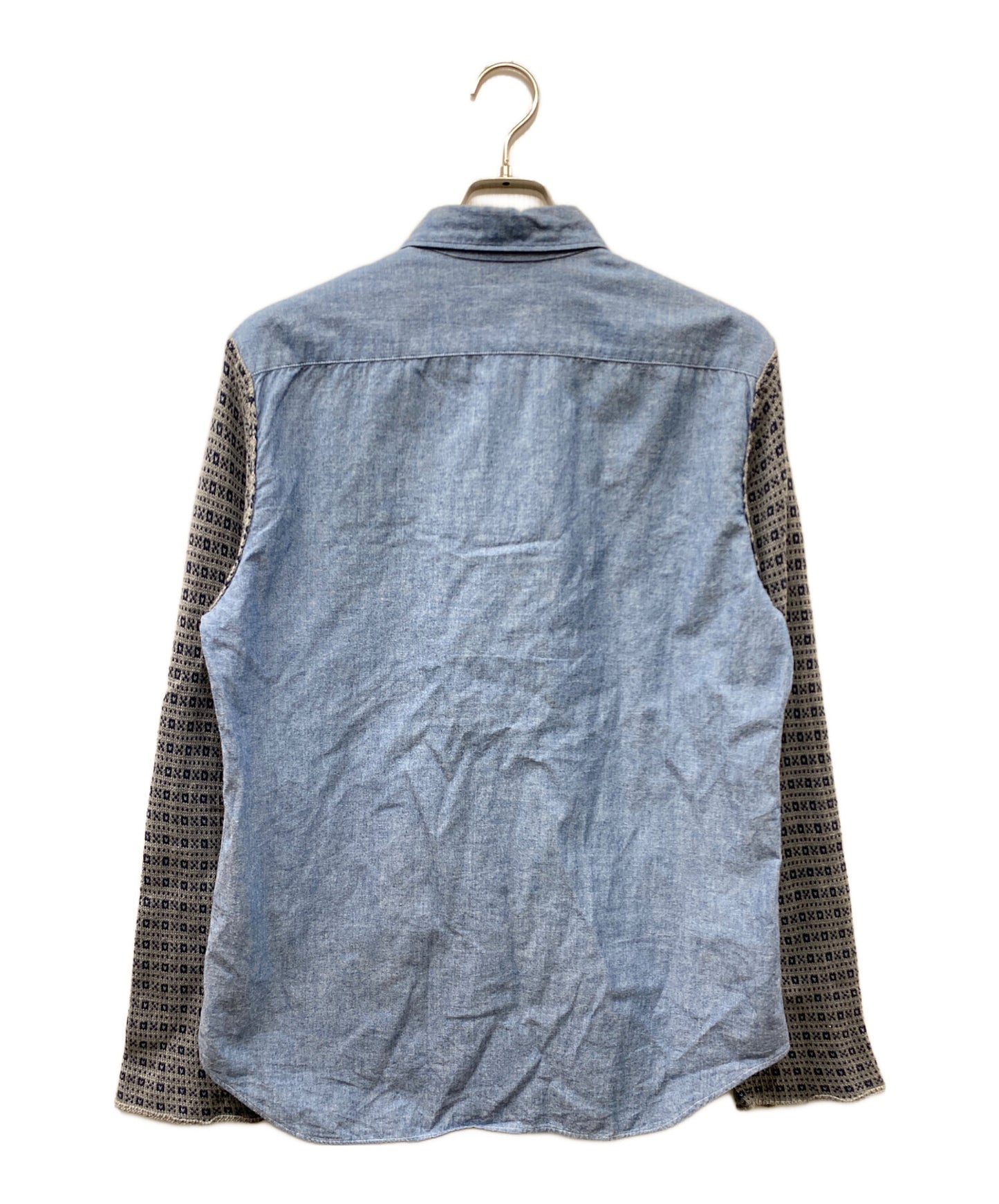 [Pre-owned] COMME des GARCONS HOMME Knit docking shirt HI-B047