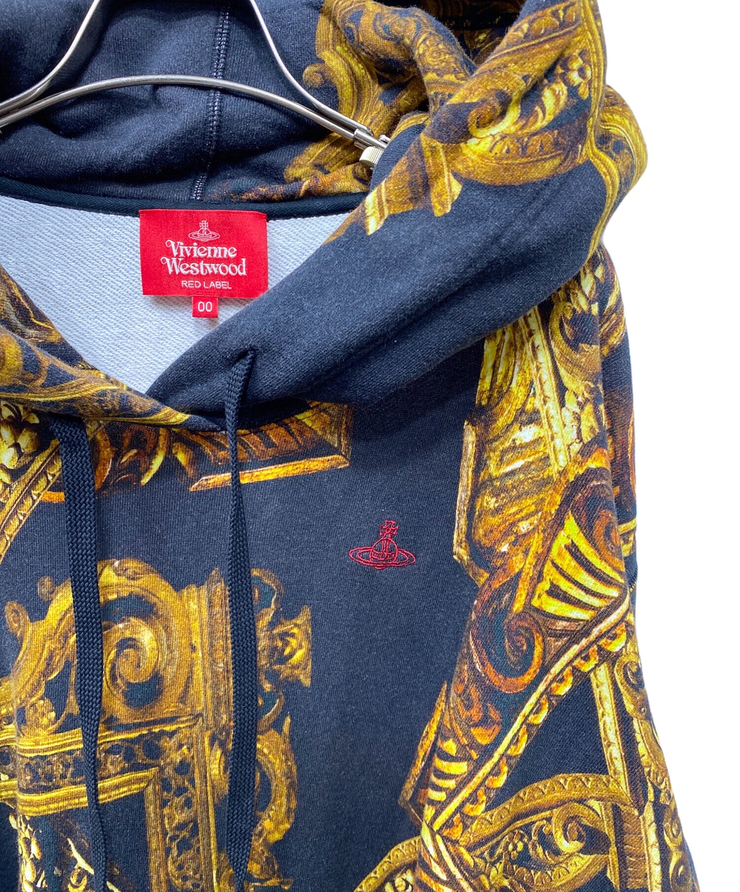 [Pre-owned] Vivienne Westwood Picture frame pattern pullover hoodie