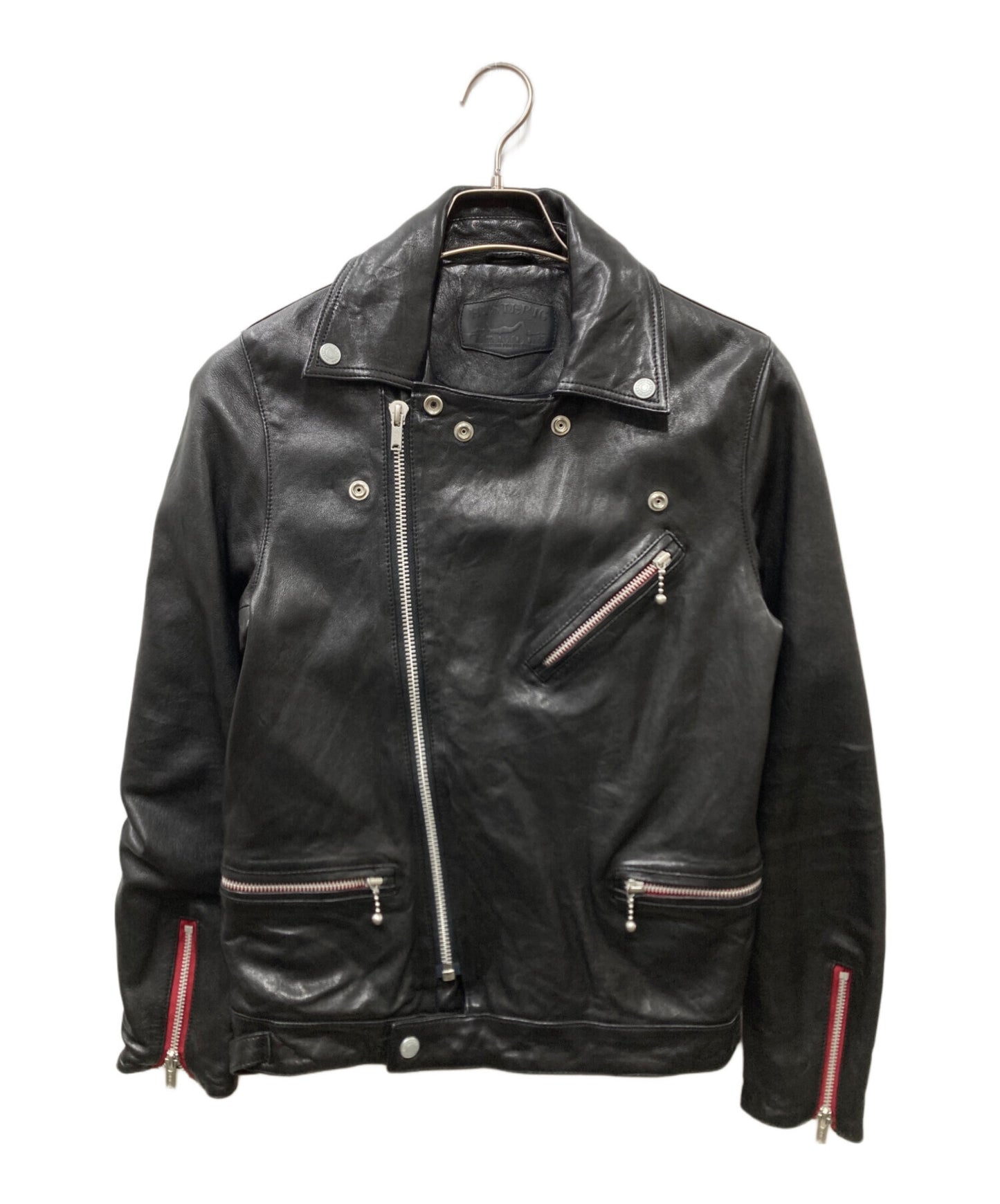 [Pre-owned] Hysteric Glamour Lamb Leather Double Riders Jacket 0203LB01