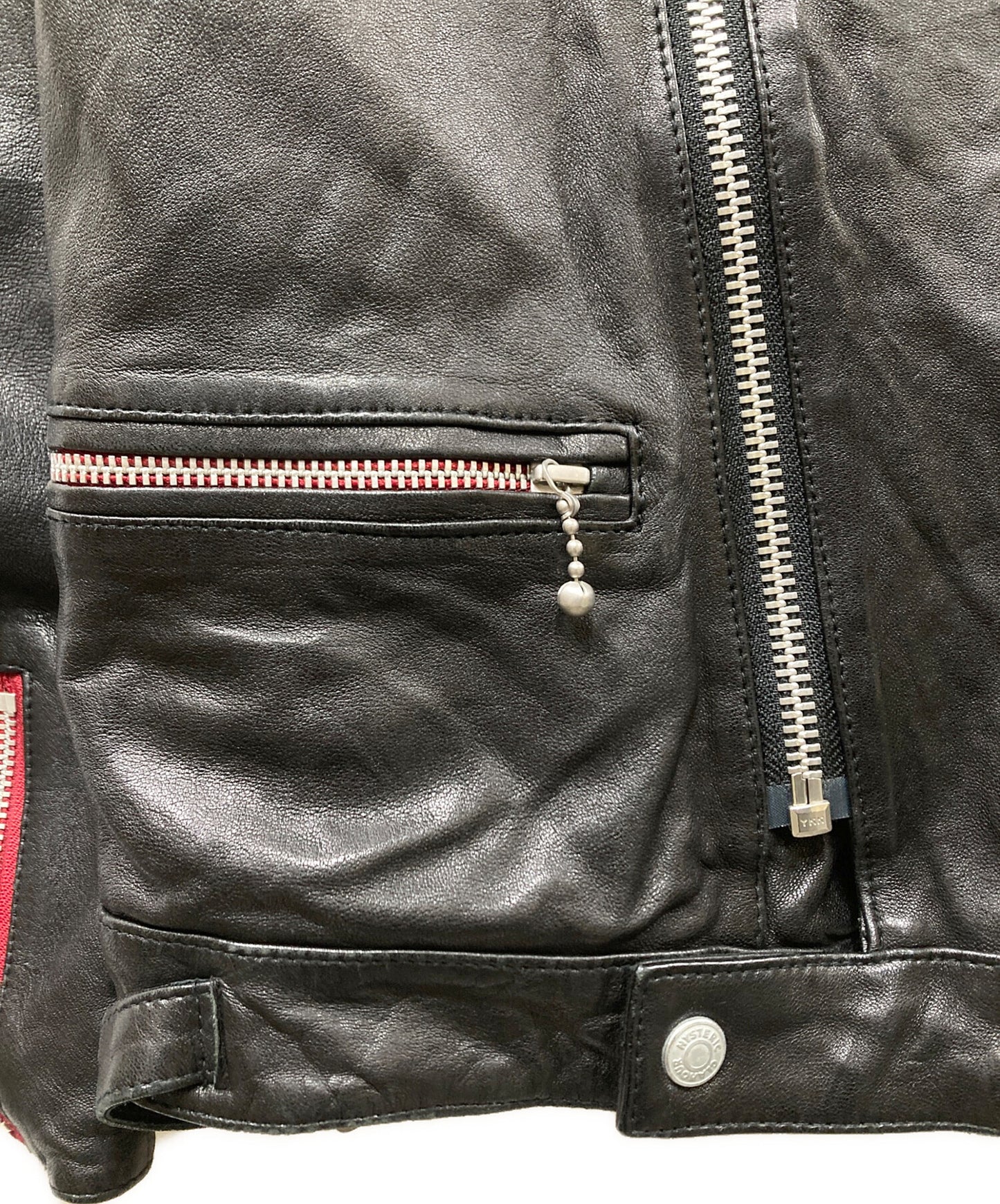 [Pre-owned] Hysteric Glamour Lamb Leather Double Riders Jacket 0203LB01