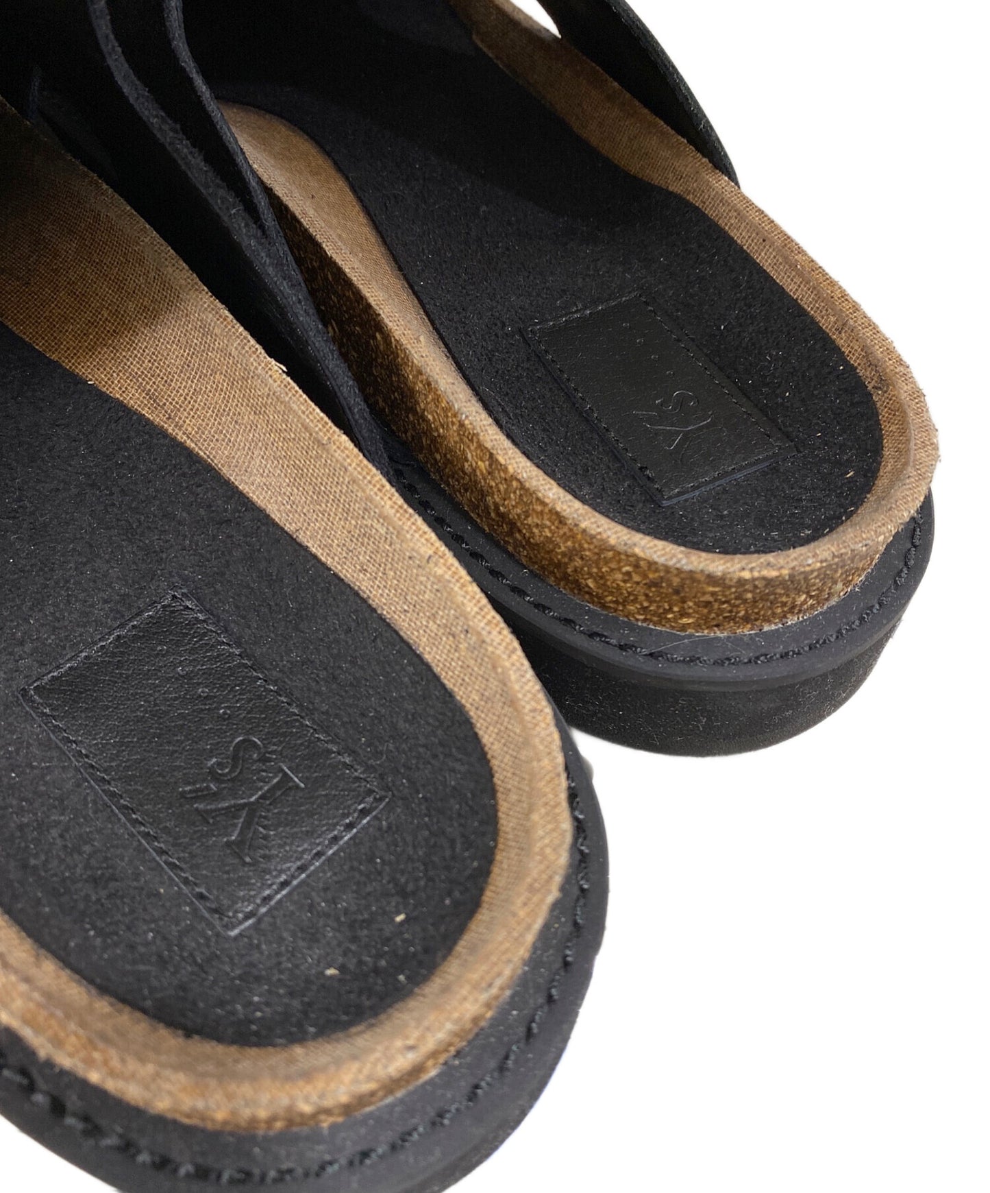[Pre-owned] Y's panel sandals YZ-E41-731