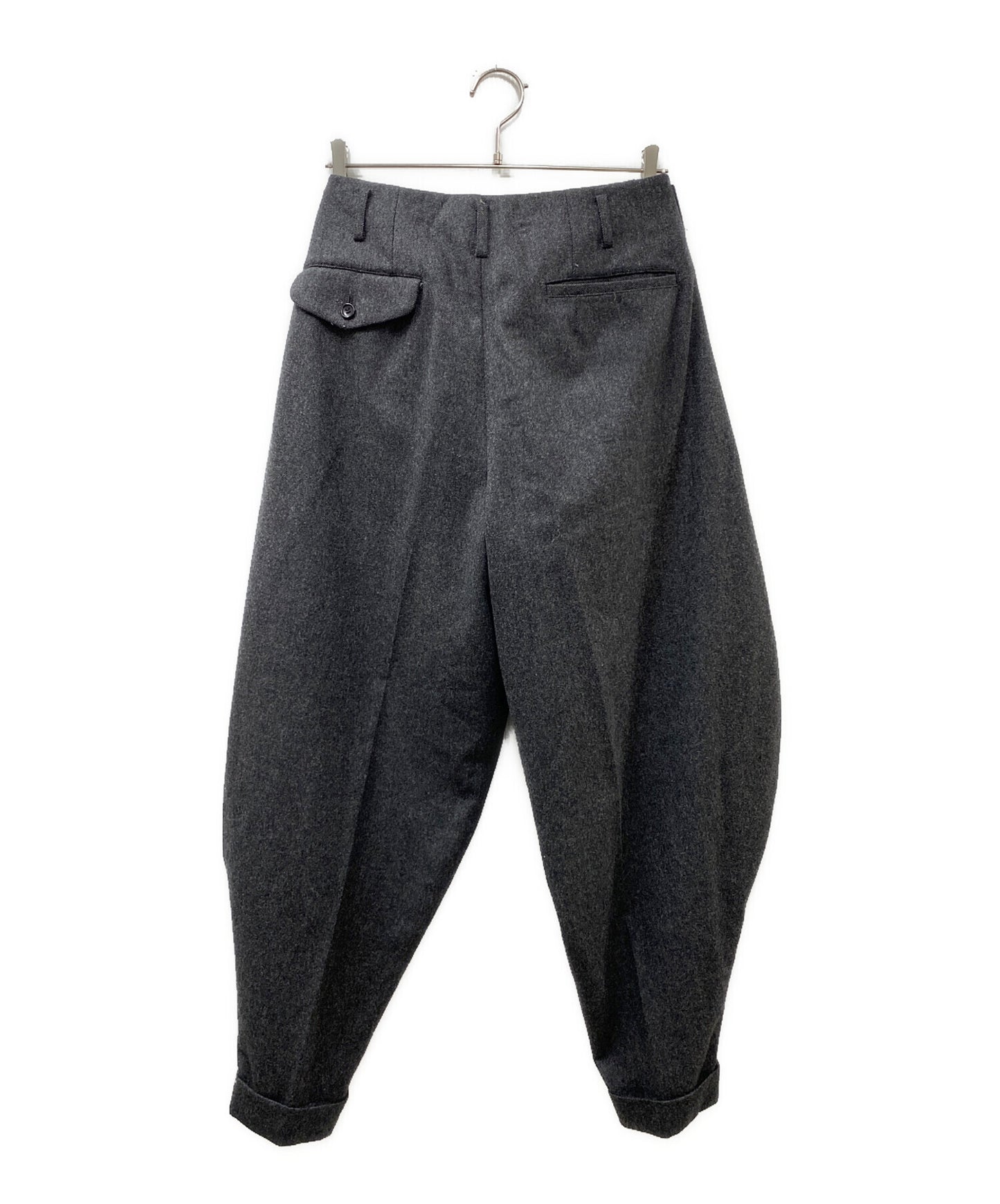 [Pre-owned] COMME des GARCONS HOMME PLUS 17AW Toraichi Wool Balloon Wide Slacks PT-P016