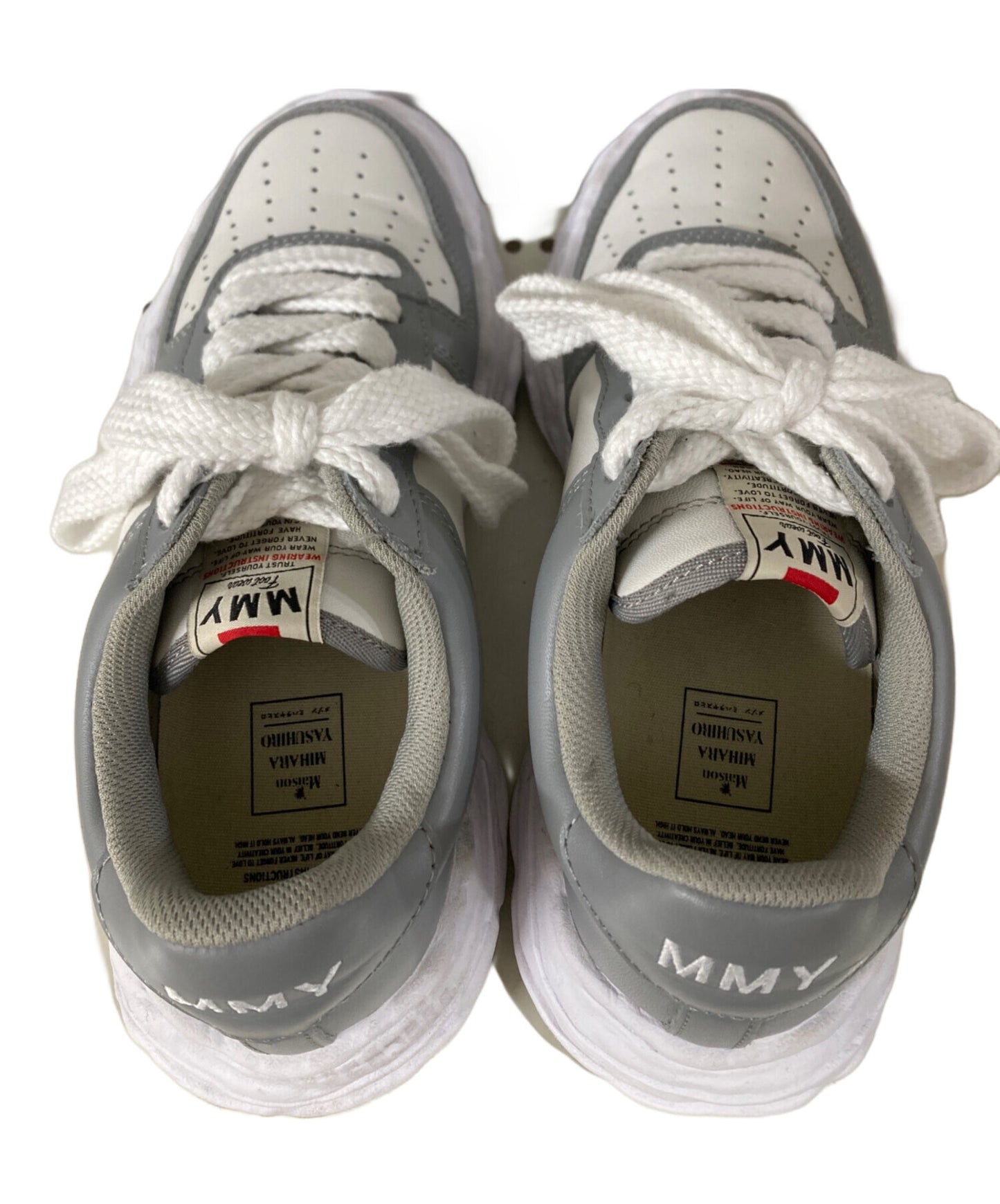 [Pre-owned] Maison MIHARA YASUHIRO WAYNE OG Sole Leather Low-top Sneaker Low-cut Sneaker A08FW706