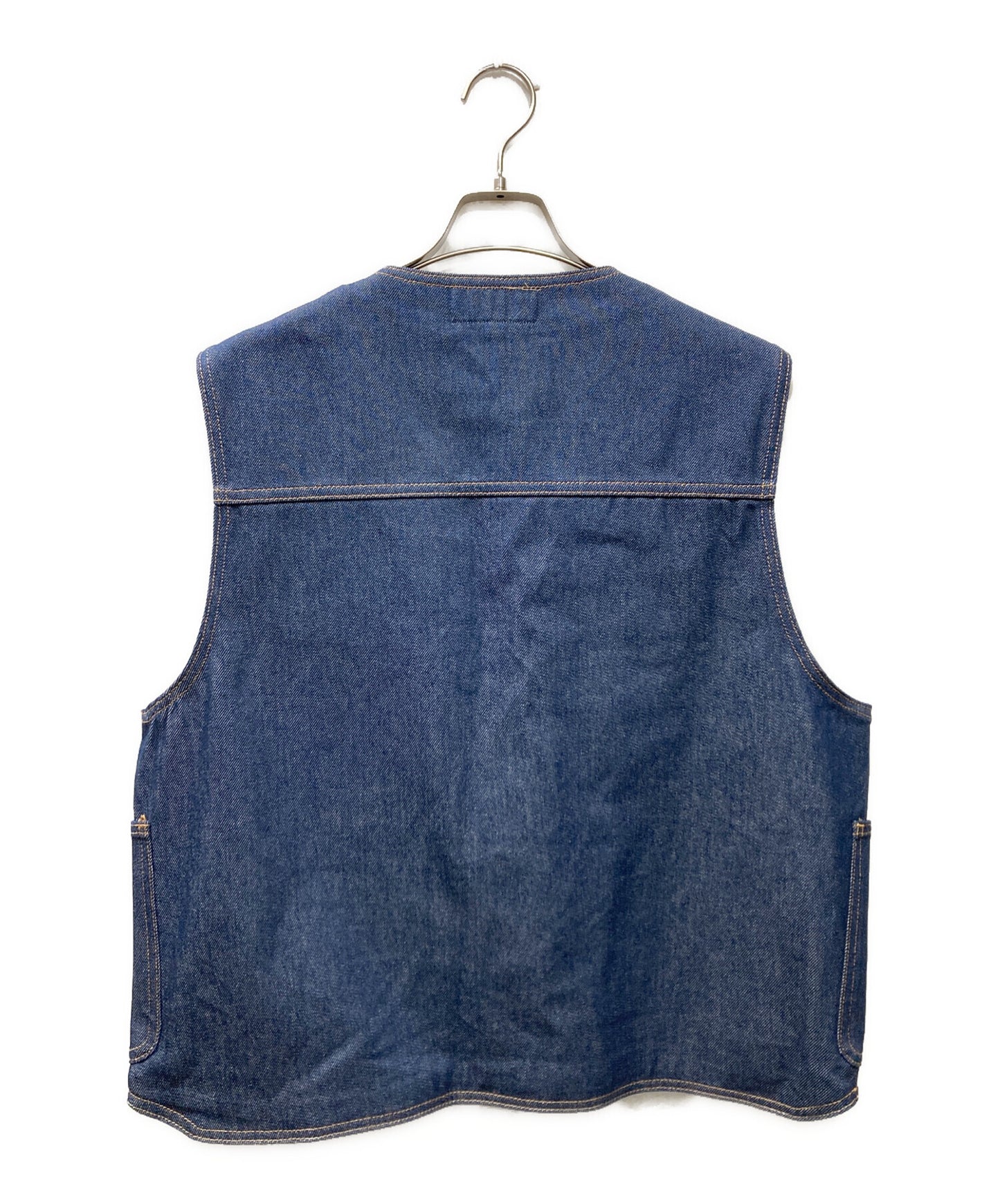 [Pre-owned] stussy Denim Work Vest Denim Vest 115591