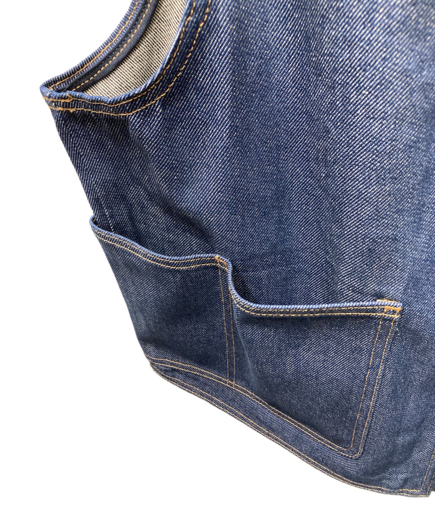 [Pre-owned] stussy Denim Work Vest Denim Vest 115591