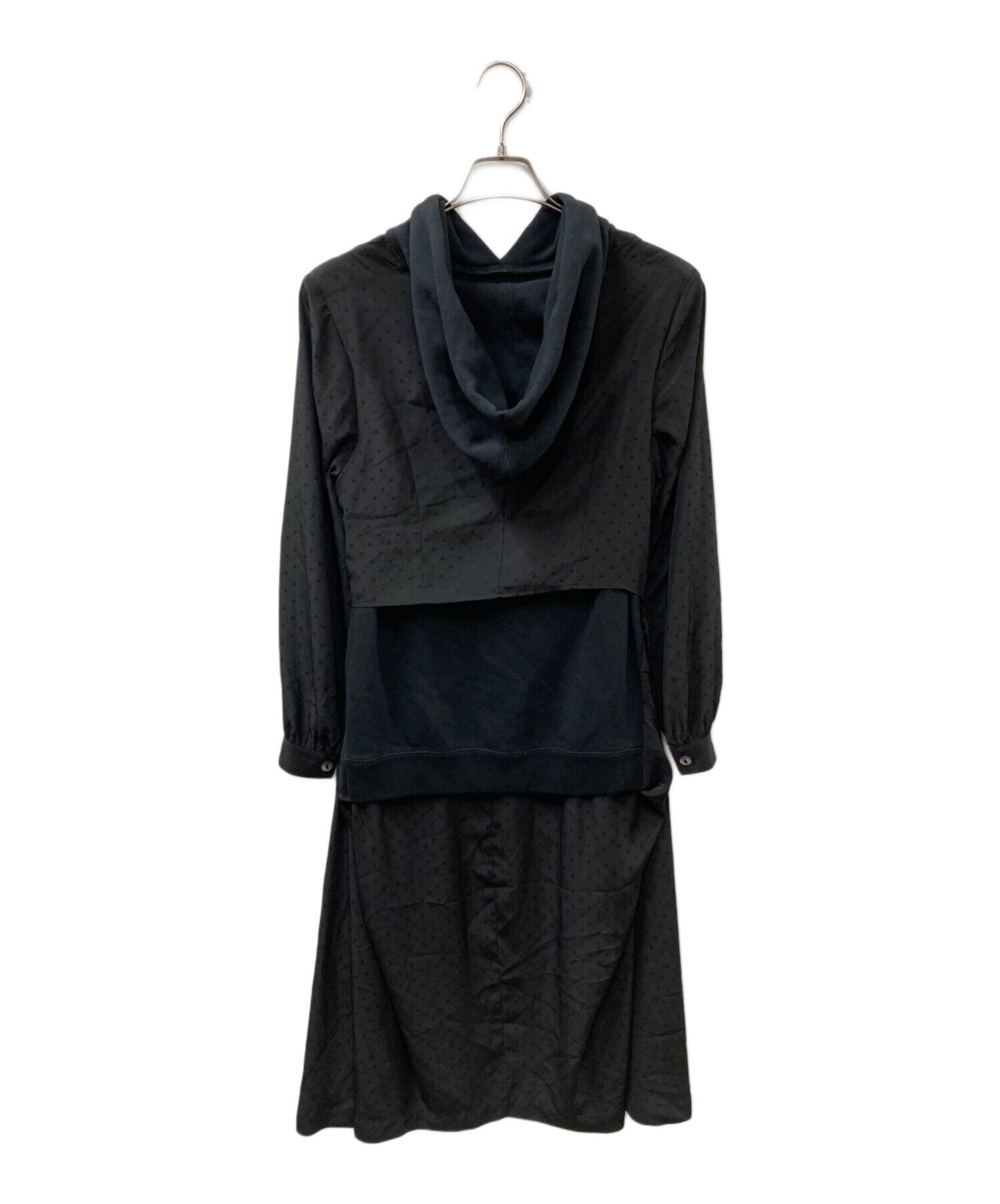 [Pre-owned] JUNYA WATANABE COMME des GARCONS RECONSTRUCTED HOODIE Reconstructed Docking Hoodie Dress JD-O050