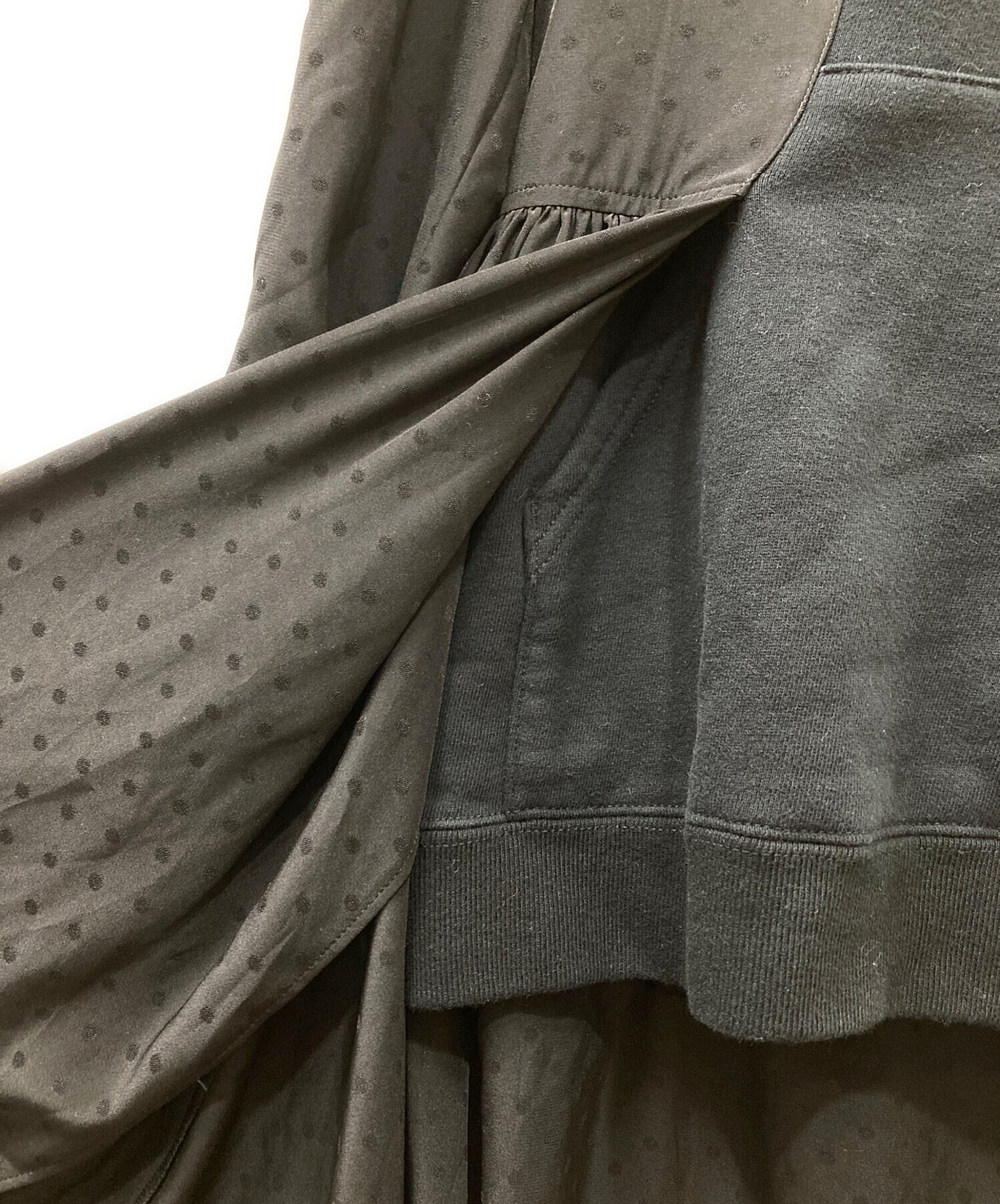 [Pre-owned] JUNYA WATANABE COMME des GARCONS RECONSTRUCTED HOODIE Reconstructed Docking Hoodie Dress JD-O050