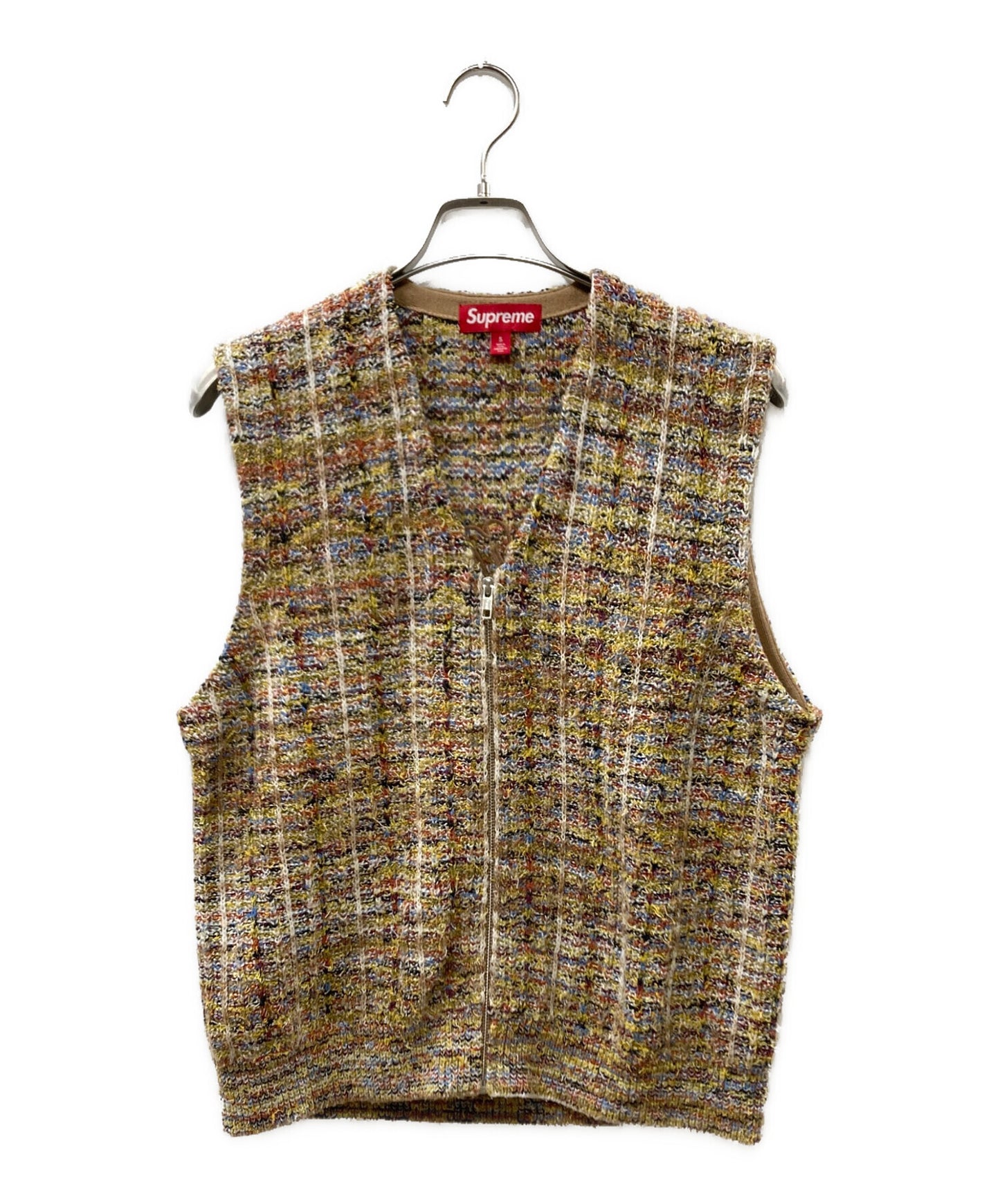 [Pre-owned] SUPREME 25ss Speckled Zip Up Sweater Vest