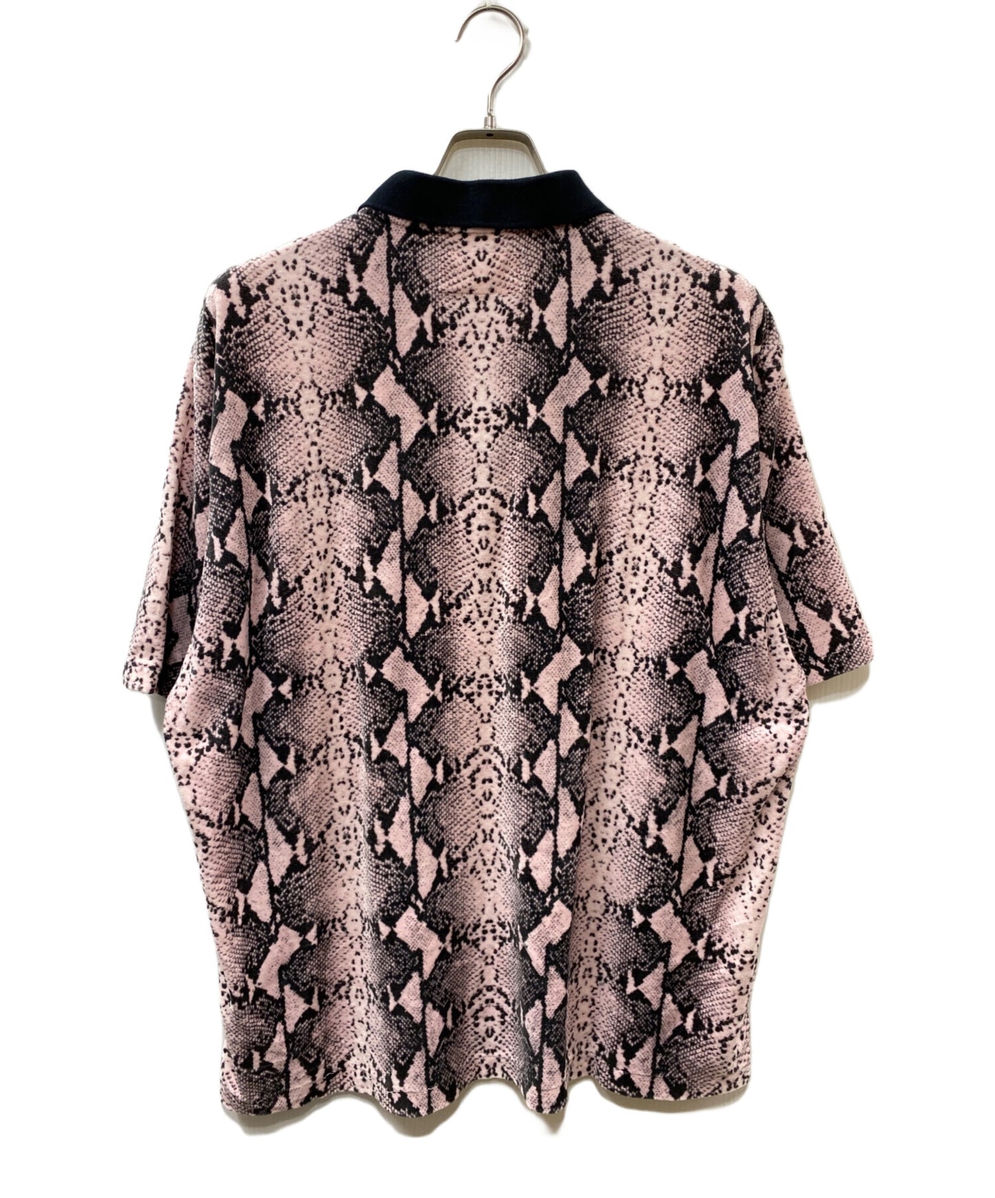 [Pre-owned] WACKO MARIA 22SS PYTHON VELOUR POLO SHIRT Python print polo shirt