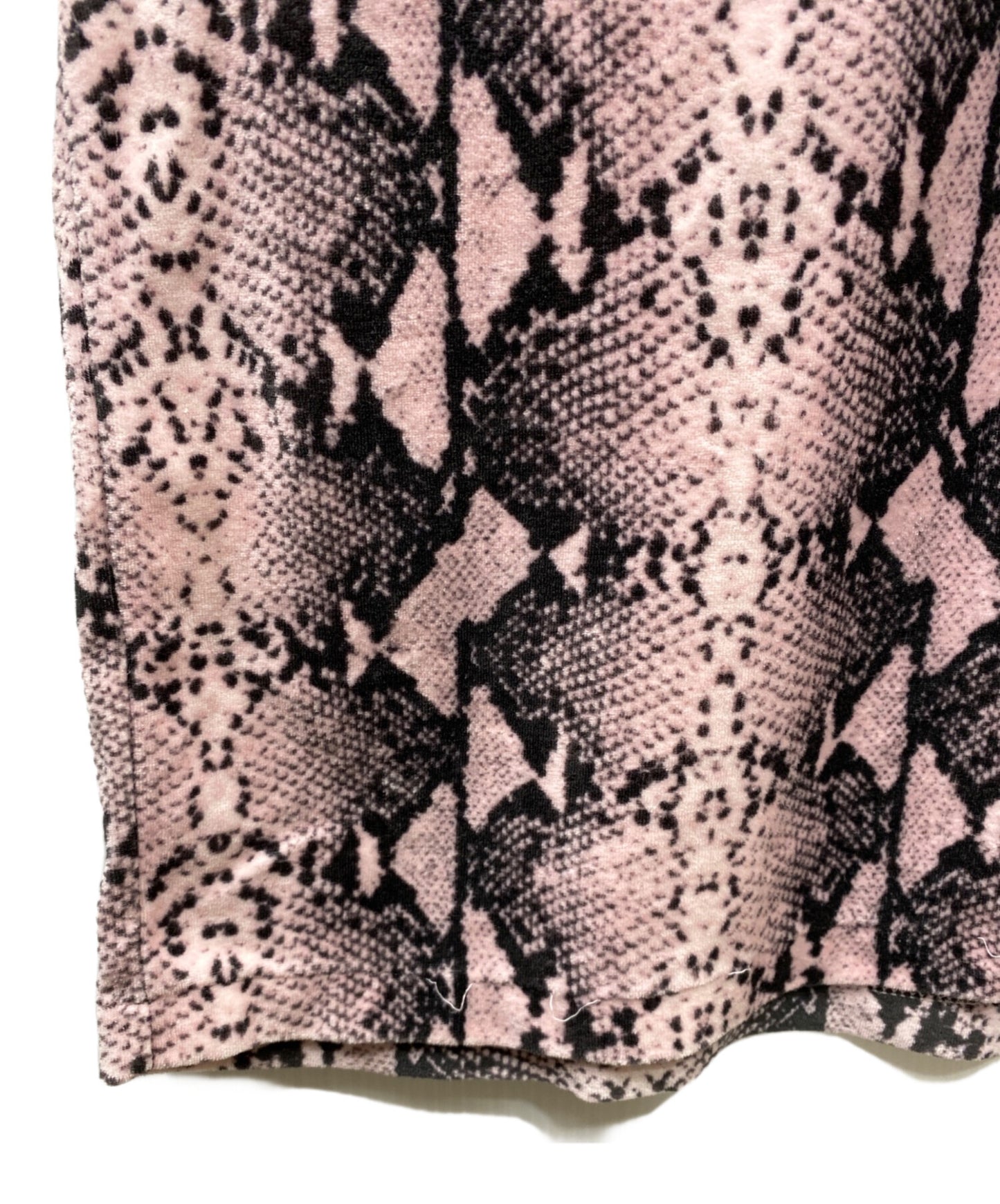 [Pre-owned] WACKO MARIA 22SS PYTHON VELOUR POLO SHIRT Python print polo shirt