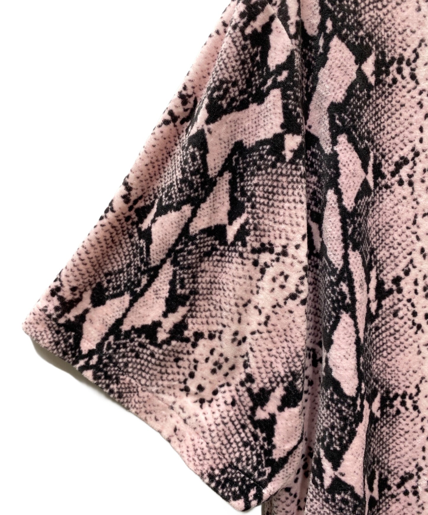 [Pre-owned] WACKO MARIA 22SS PYTHON VELOUR POLO SHIRT Python print polo shirt