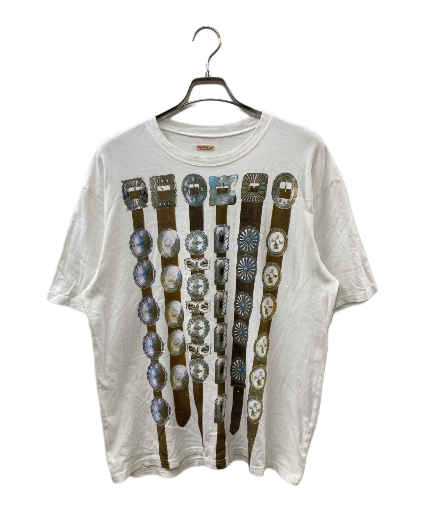[Pre-owned] KAPITAL Curtain Concho Print T-Shirt EK-1609SC