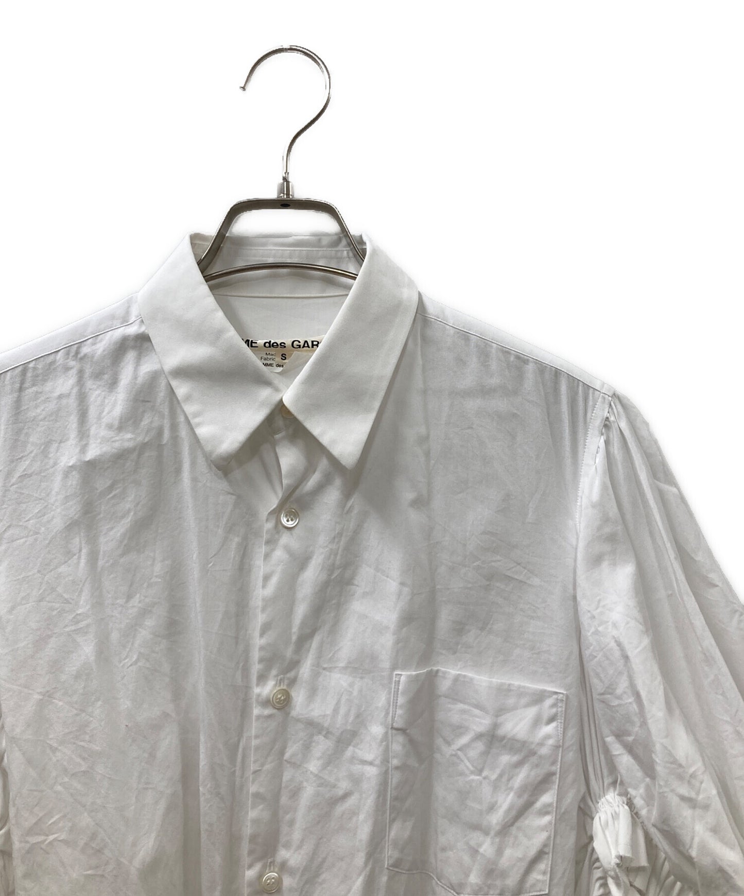 [Pre-owned] COMME des GARCONS Ruffle Gathered Shirt Dress GD-B008