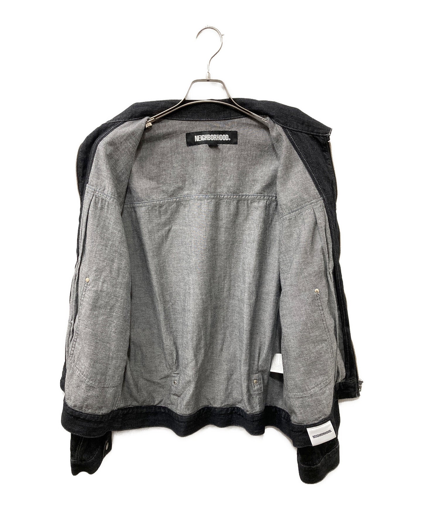 [Pre-owned] NEIGHBORHOOD WASHED LW DENIM ZIP JACKET 251SPNH-JKM01