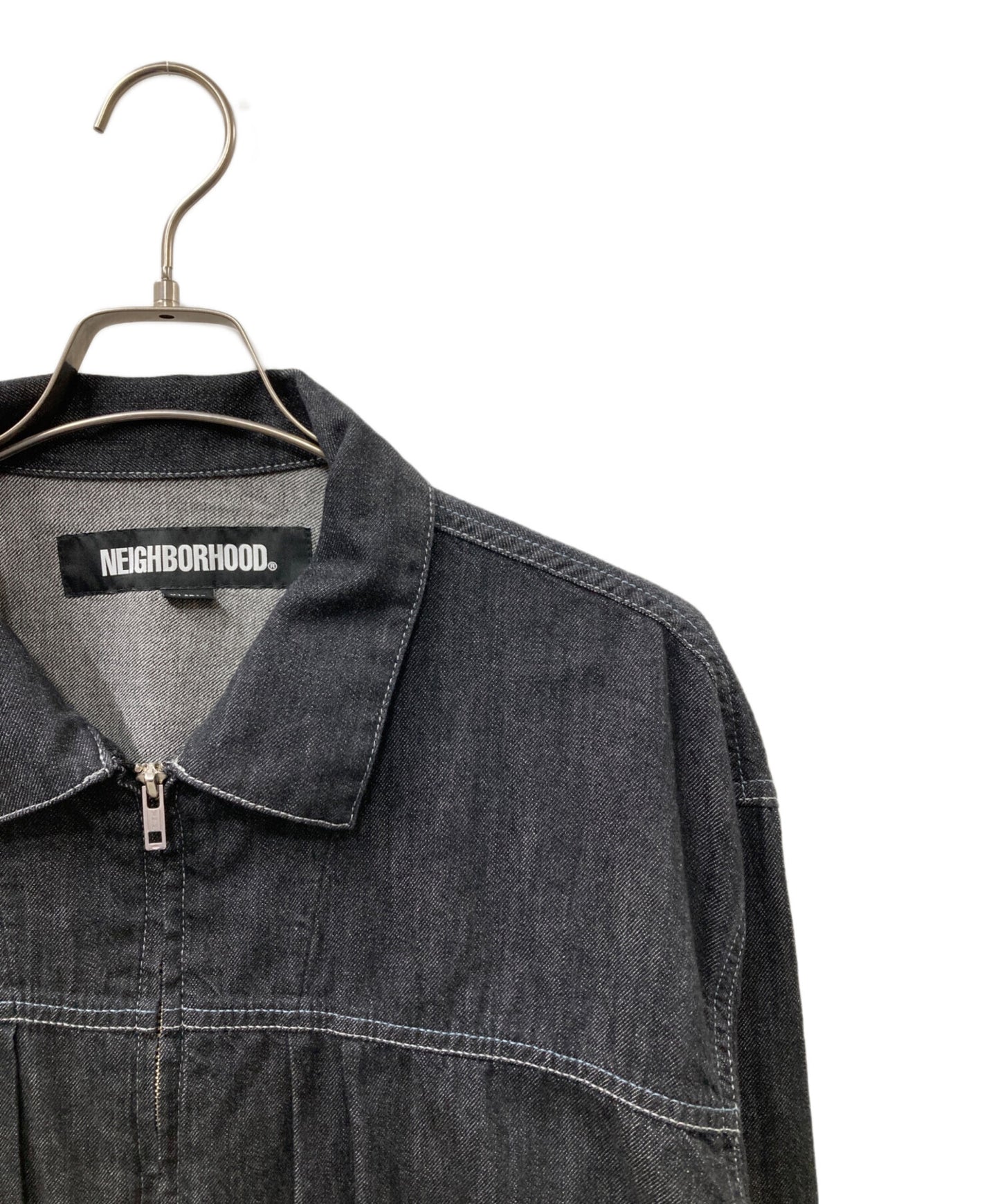 [Pre-owned] NEIGHBORHOOD WASHED LW DENIM ZIP JACKET 251SPNH-JKM01