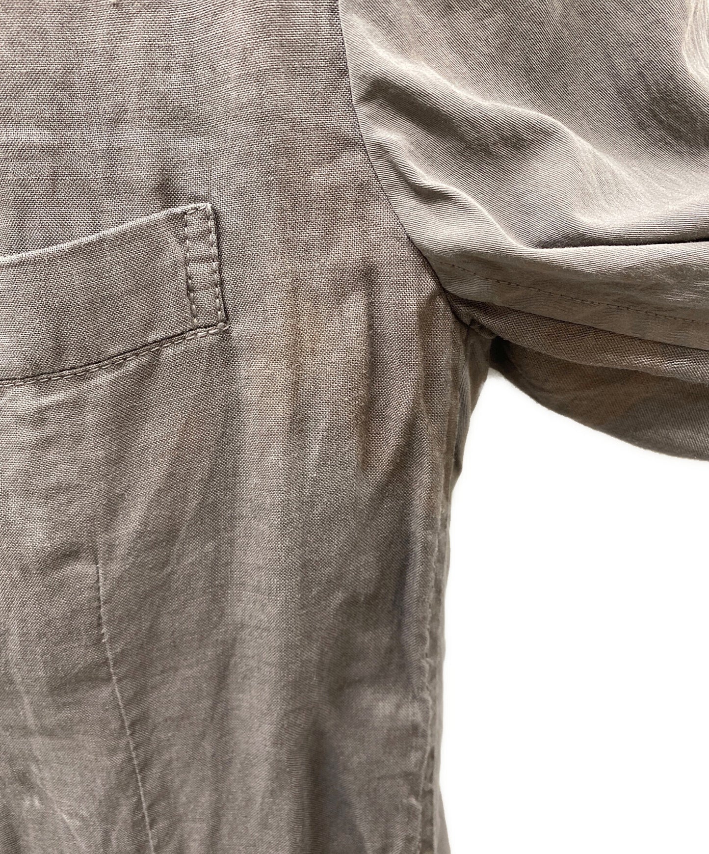 [Pre-owned] Yohji Yamamoto pour homme Tailored Linen-Switched Jacket HB-J01-800