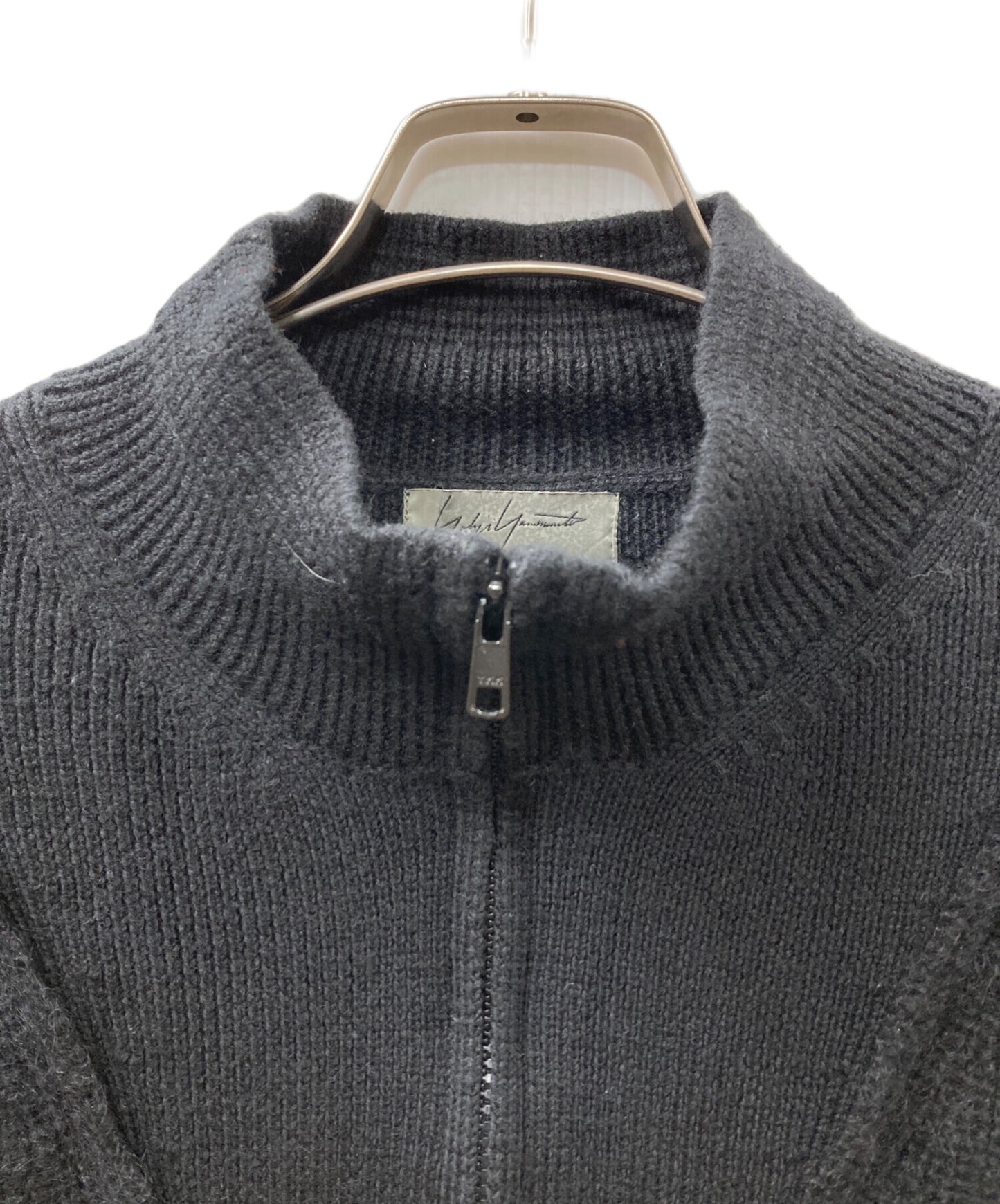 [Pre-owned] Yohji Yamamoto pour homme Wool nylon knit zip jacket HP-K41-194