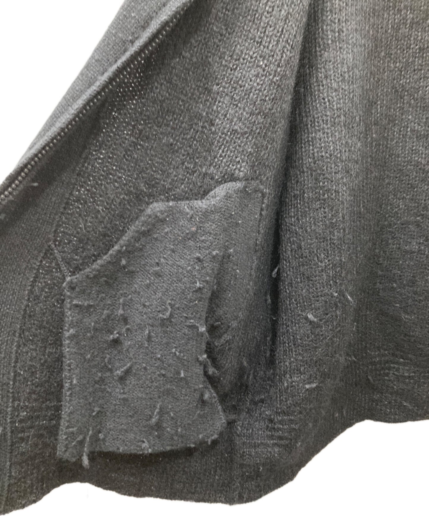 [Pre-owned] Yohji Yamamoto pour homme Wool nylon knit zip jacket HP-K41-194